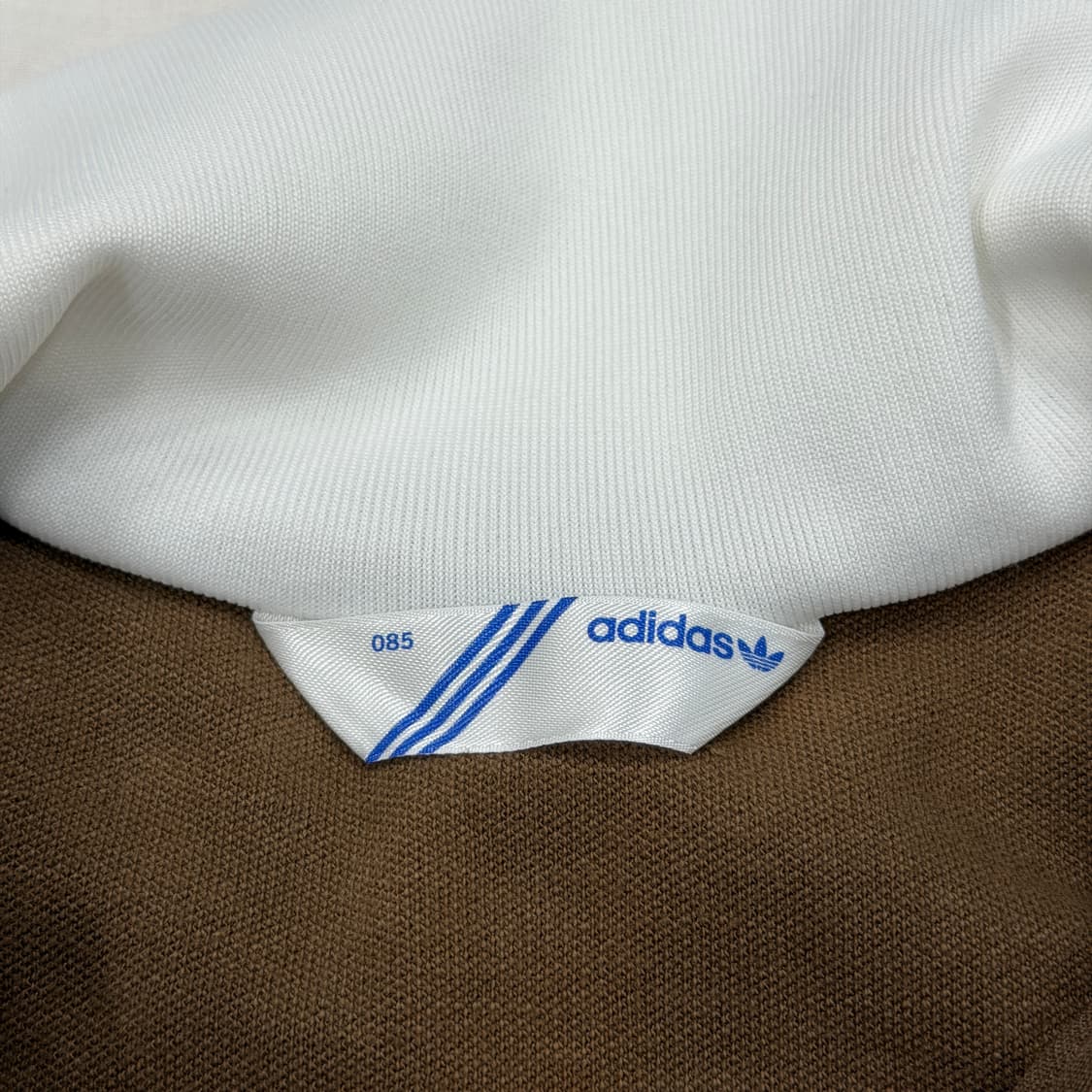 아디다스 빈티지 Y2K 딱붙핏 초콜릿 브라운 트랙탑 져지 자켓 XS 상품이미지4