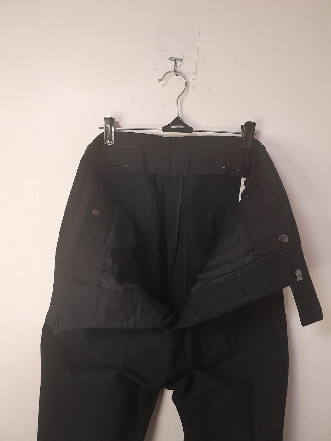 릭오웬스 블랙 면나일론 크롭팬츠 46/30"~31" 상품이미지7