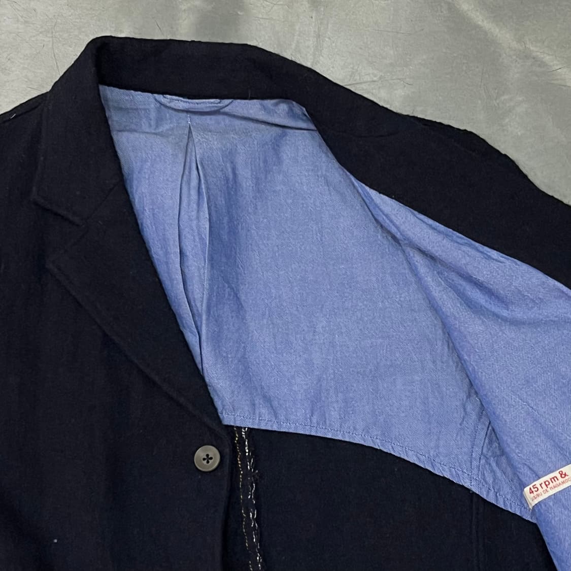 45rpm 패치로고 울 블레이저 y15788 상품이미지5