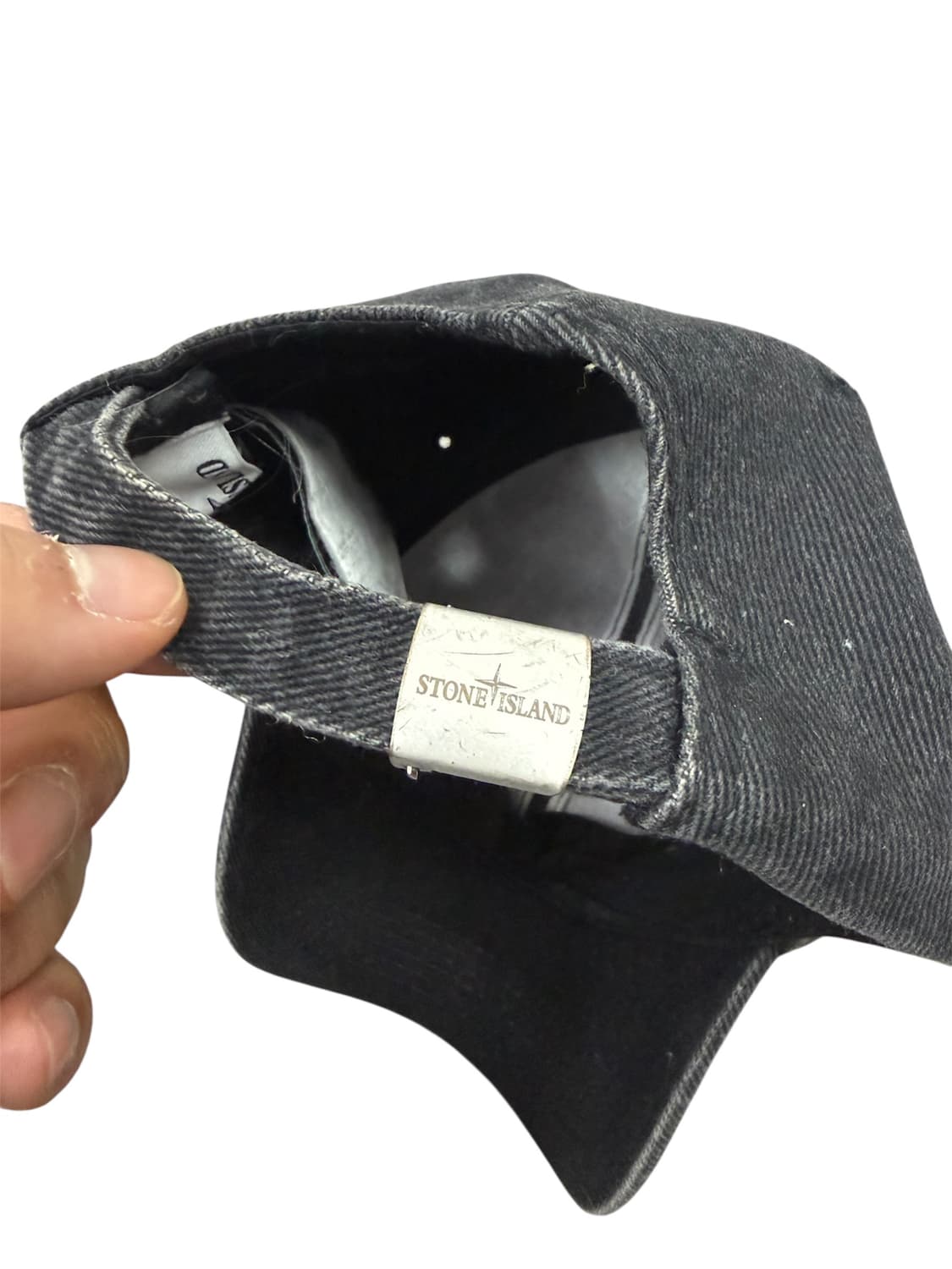 스톤아일랜드 빅로고 자수 피그먼트 볼캡M 상품이미지4