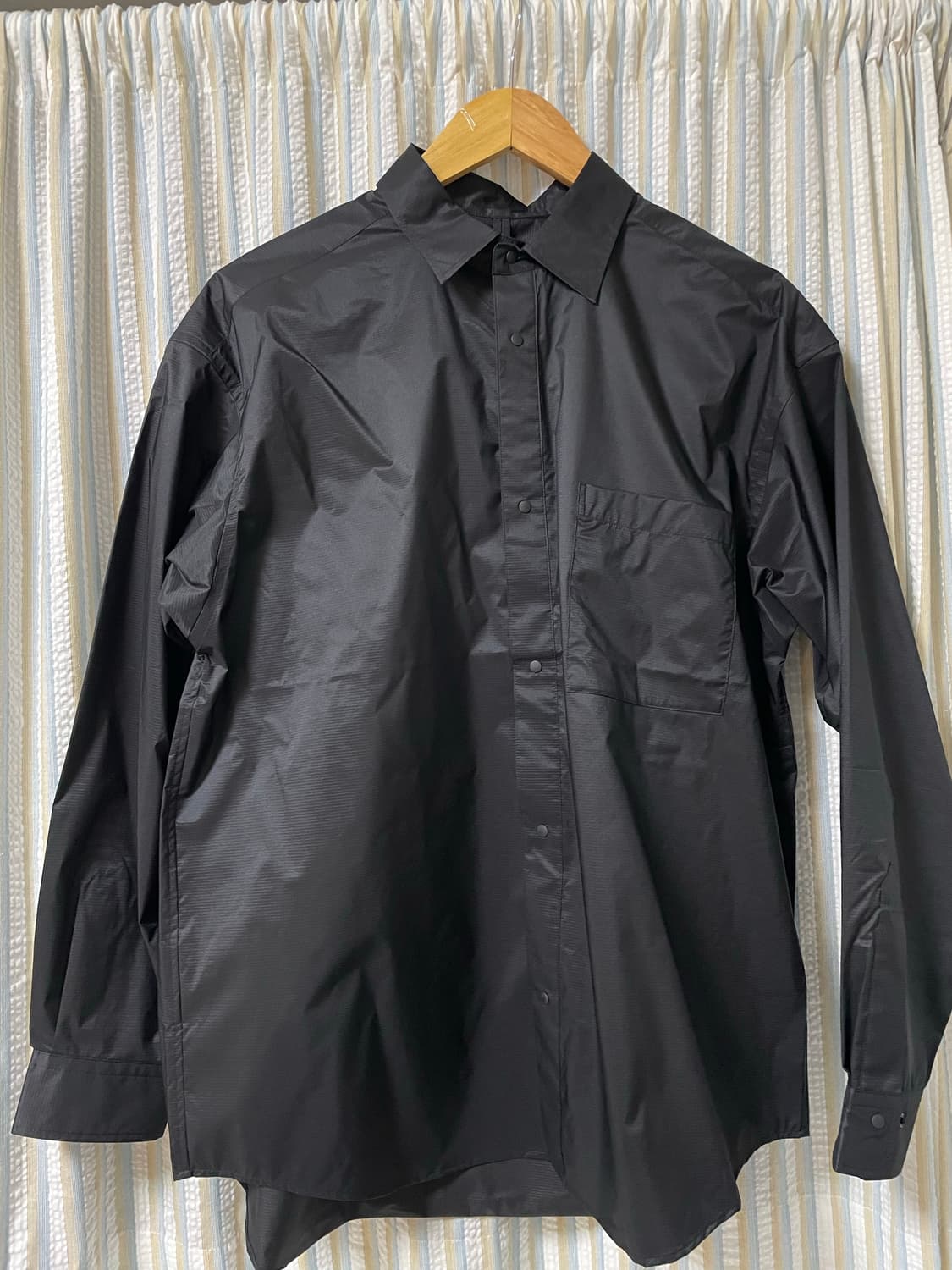 골드윈 퍼텍스 셔츠 블랙 Pertex Wind Shirts  상품이미지1