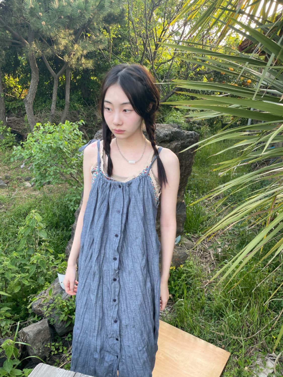 김아홉 nacre floral sleeveless 상품이미지2