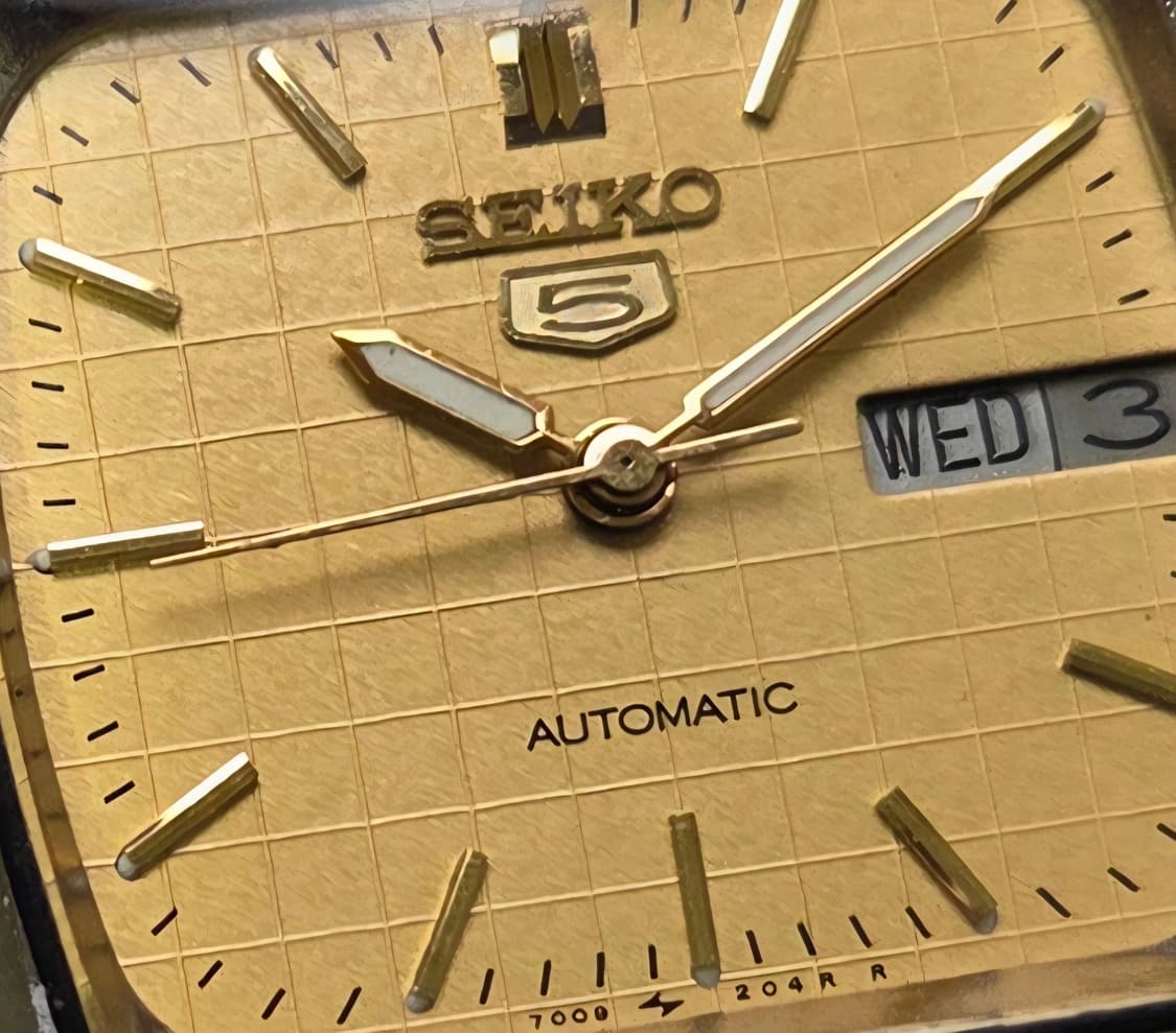 빈티지 세이코 사각테레비 데이데이트 그래픽체커 샴골판 브레이슬릿 ver. 상품이미지2