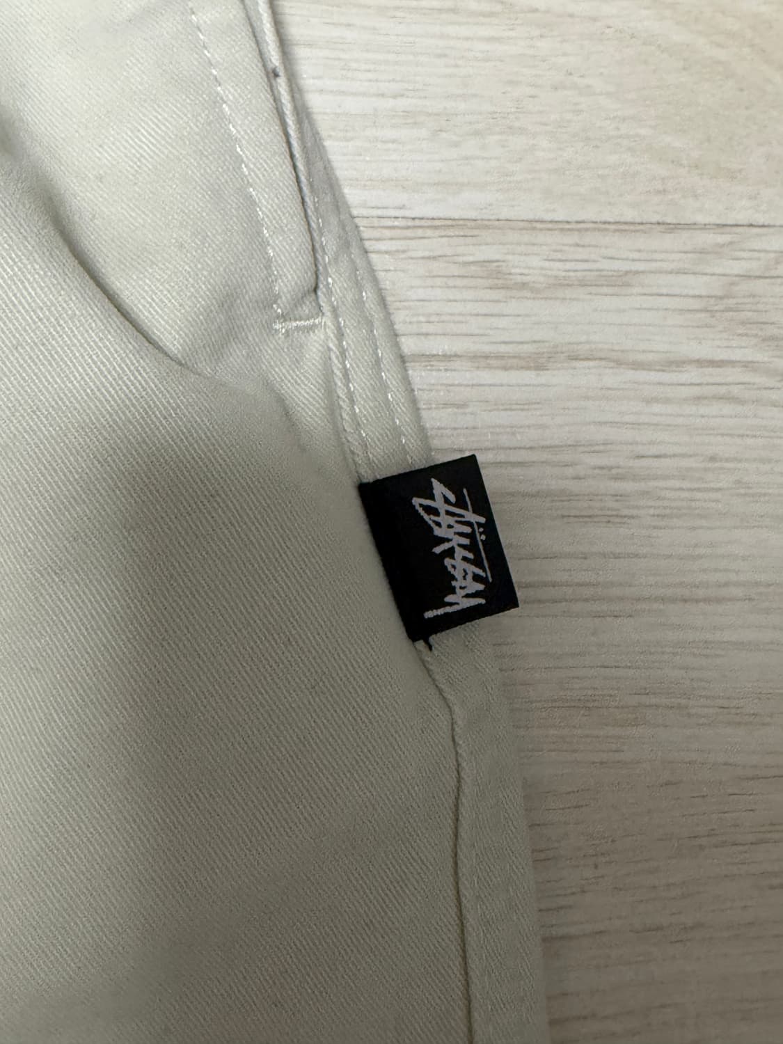 stussy 스투시 비치 팬츠 화이트 팝니다 상품이미지3