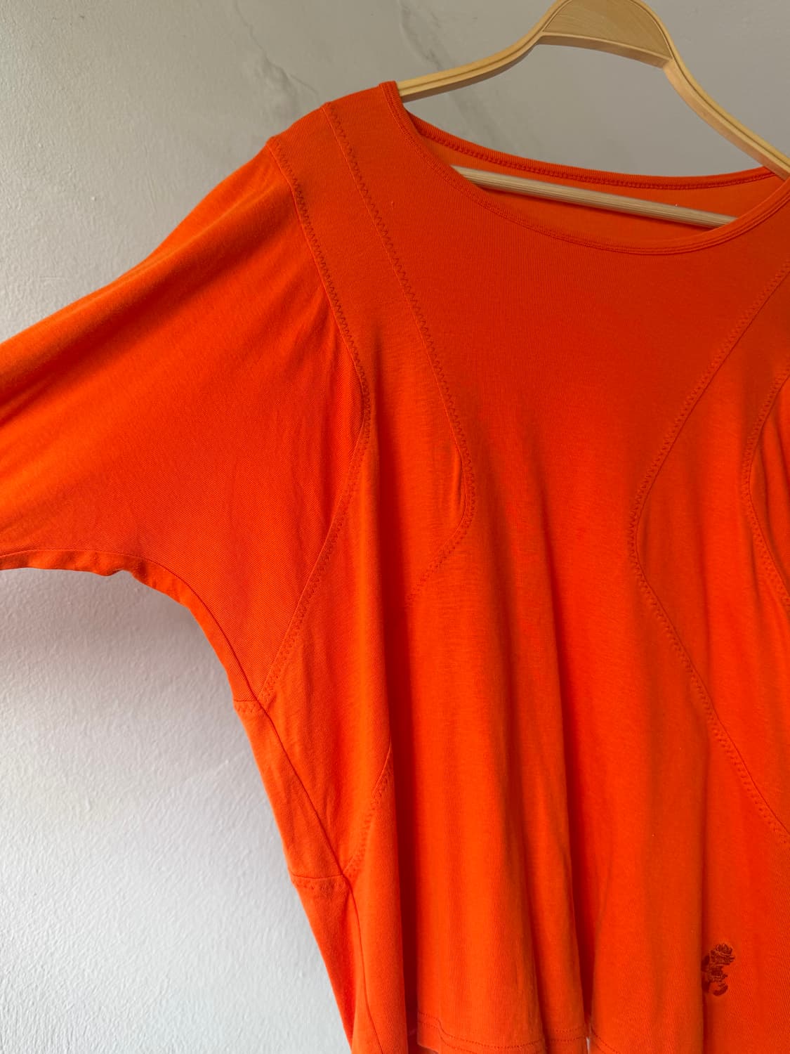 직조•코르셋 디테일 오렌지 탑 상품이미지5