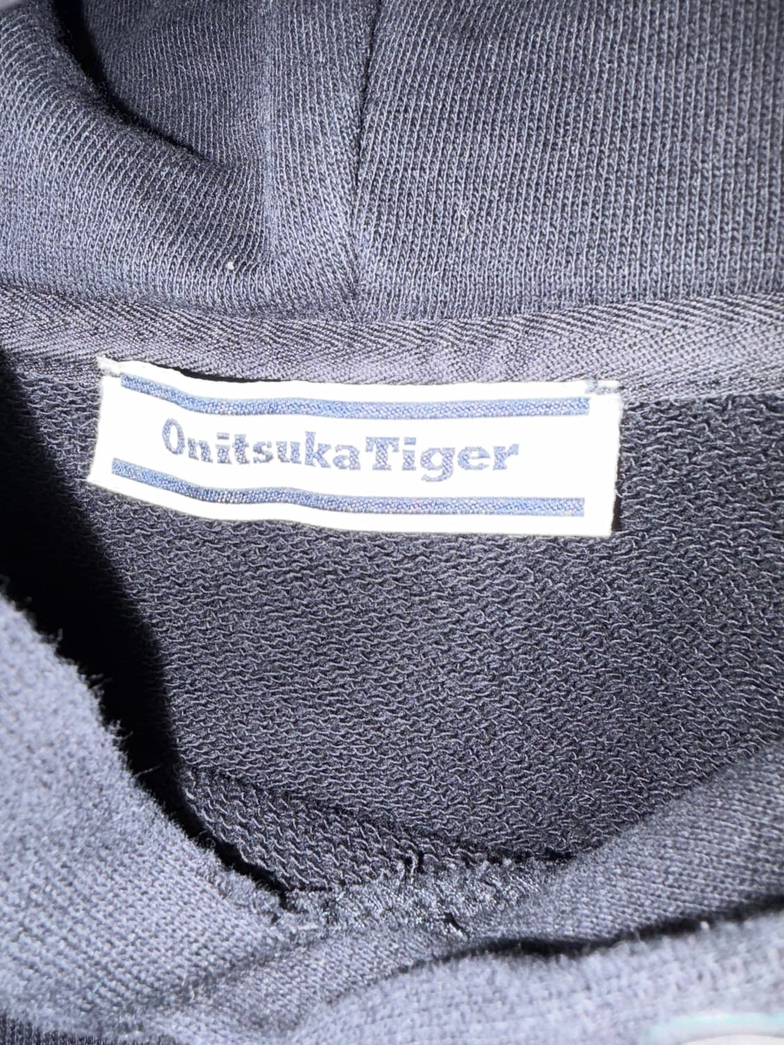 오니츠카타이거 블랙 후드티 L 상품이미지8