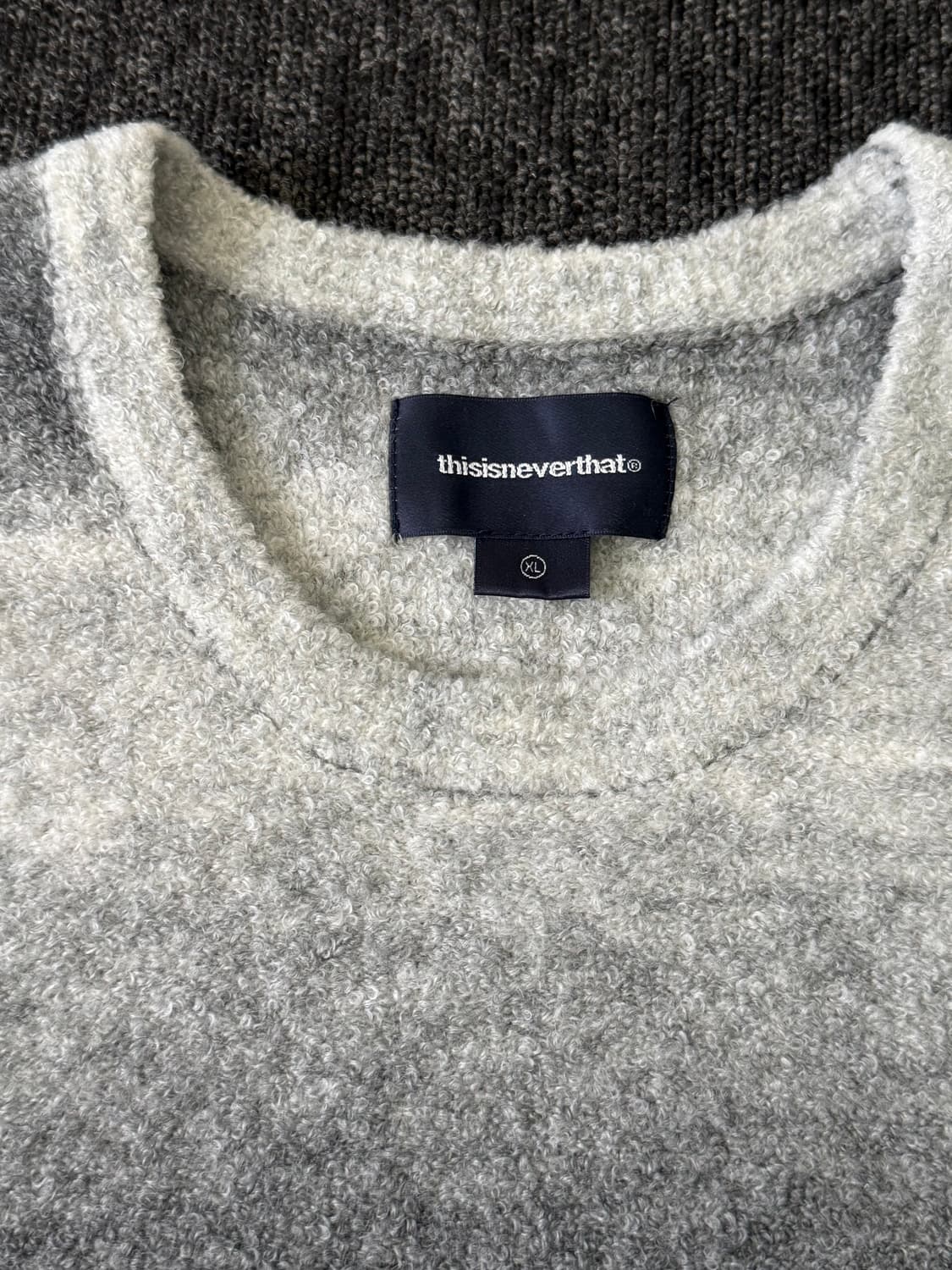 [XL] 디스이즈네버댓 니트 그레이 상품이미지2