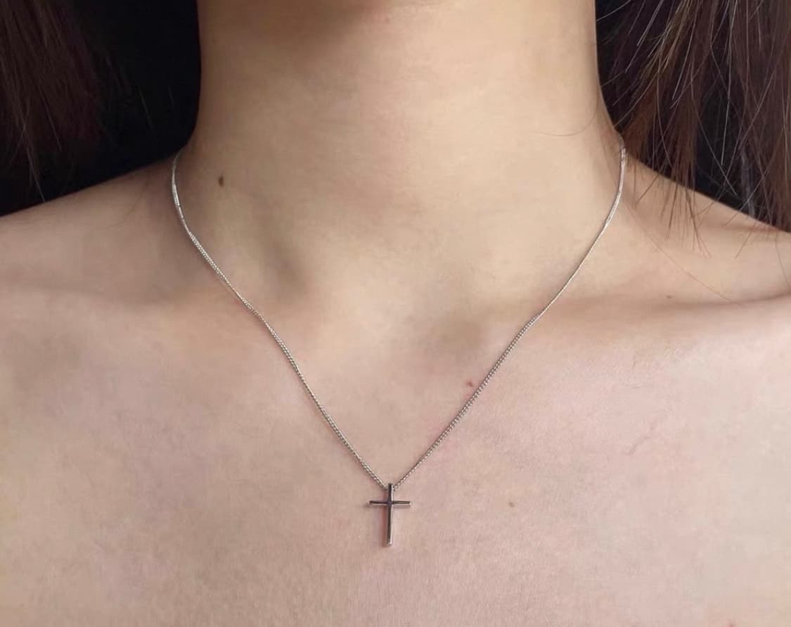 45cm 목걸이 실버925 각인 Custom  Necklace 상품이미지2