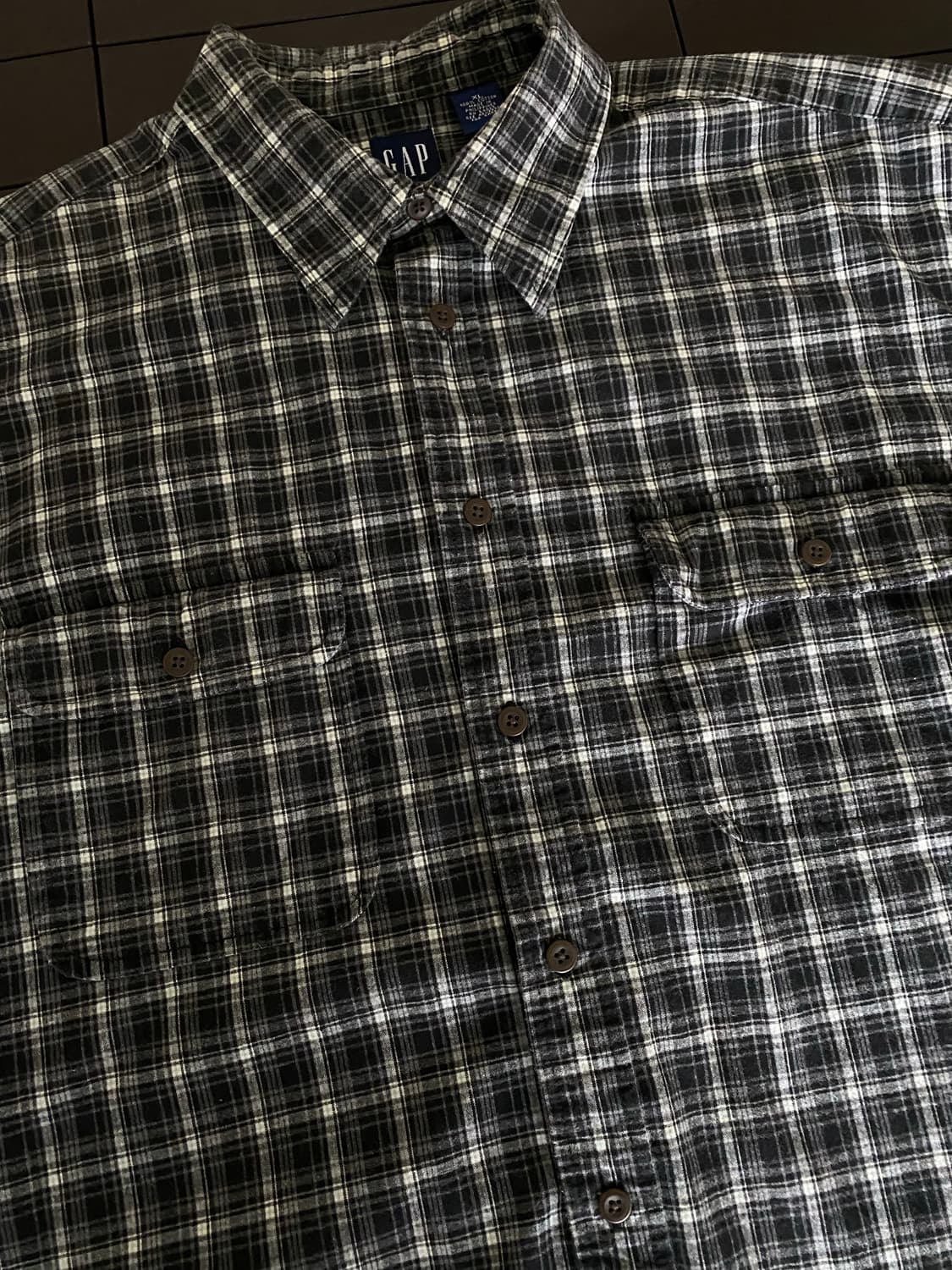 (XL) 올드갭 플란넬 긴팔 셔츠 상품이미지3