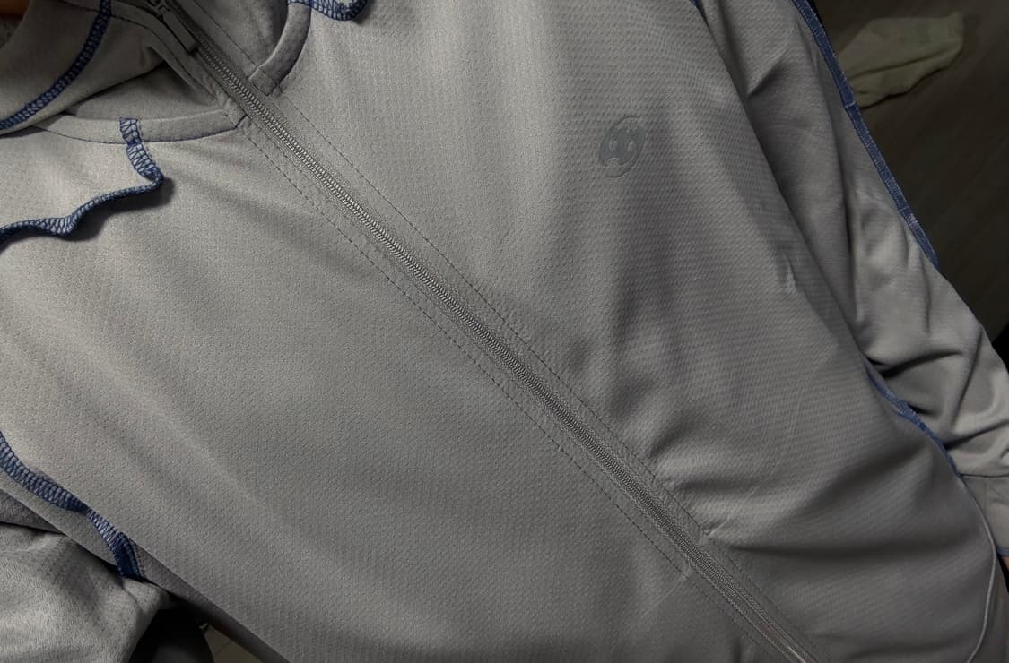 산산기어 오버록 메쉬 집업 그레이 상품이미지5