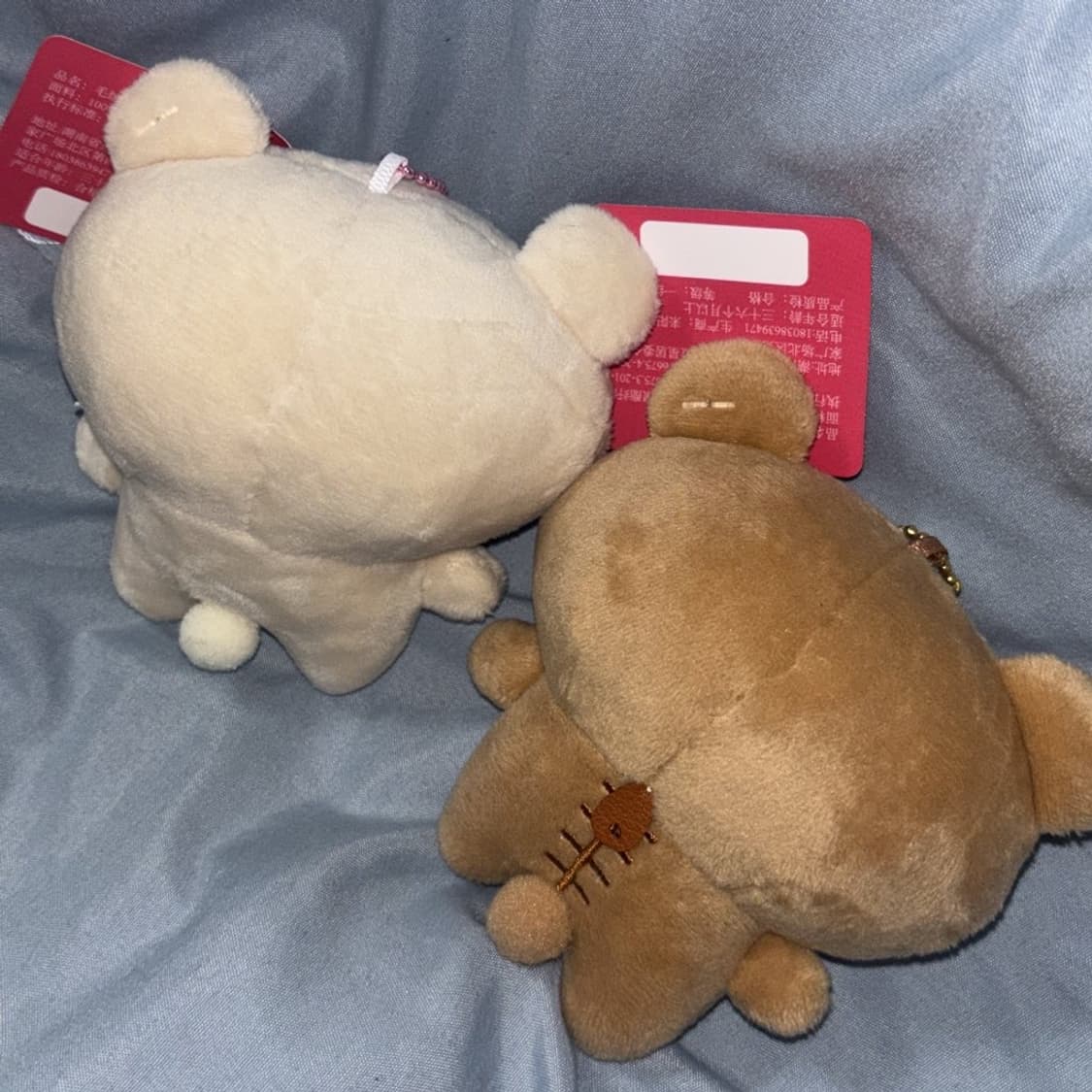 (세트할인) 부리부리리락쿠마 코리락쿠마 짱구 인형 우정 커플 키링 상품이미지2