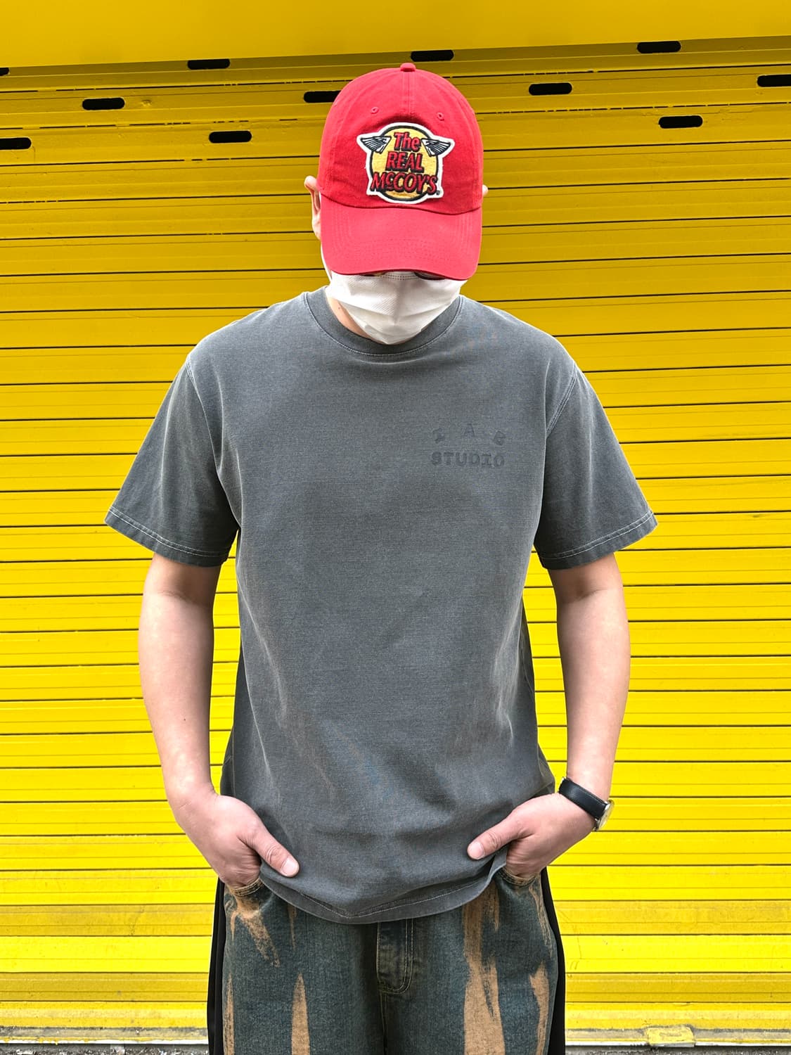 아이앱스튜디오 로고 반팔 차콜 L 상품이미지2