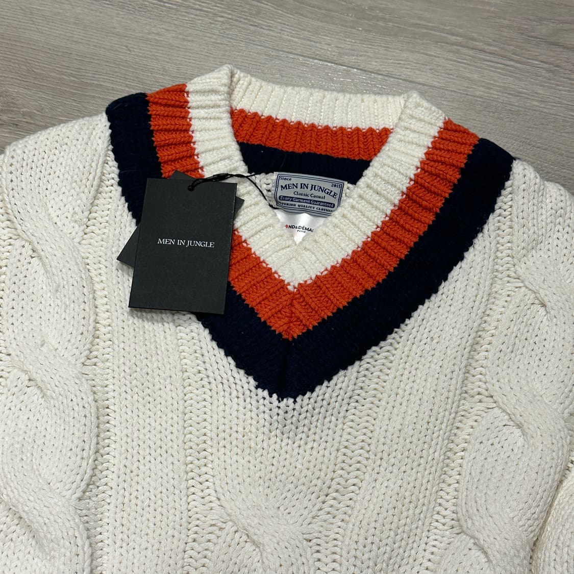 MEN IN JUNGLE 맨인정글 크리켓 니트 상품이미지3