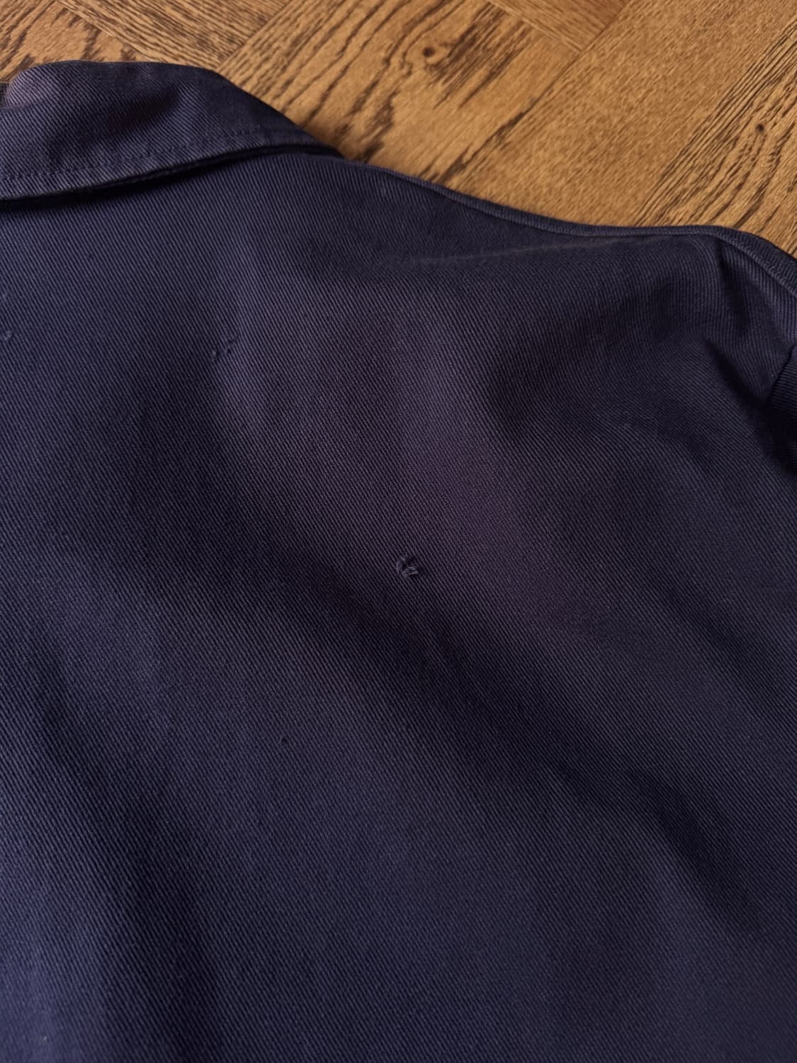 [M]빈티지 3포켓 네이비 트윌코튼 프렌치 워크 자켓 상품이미지6