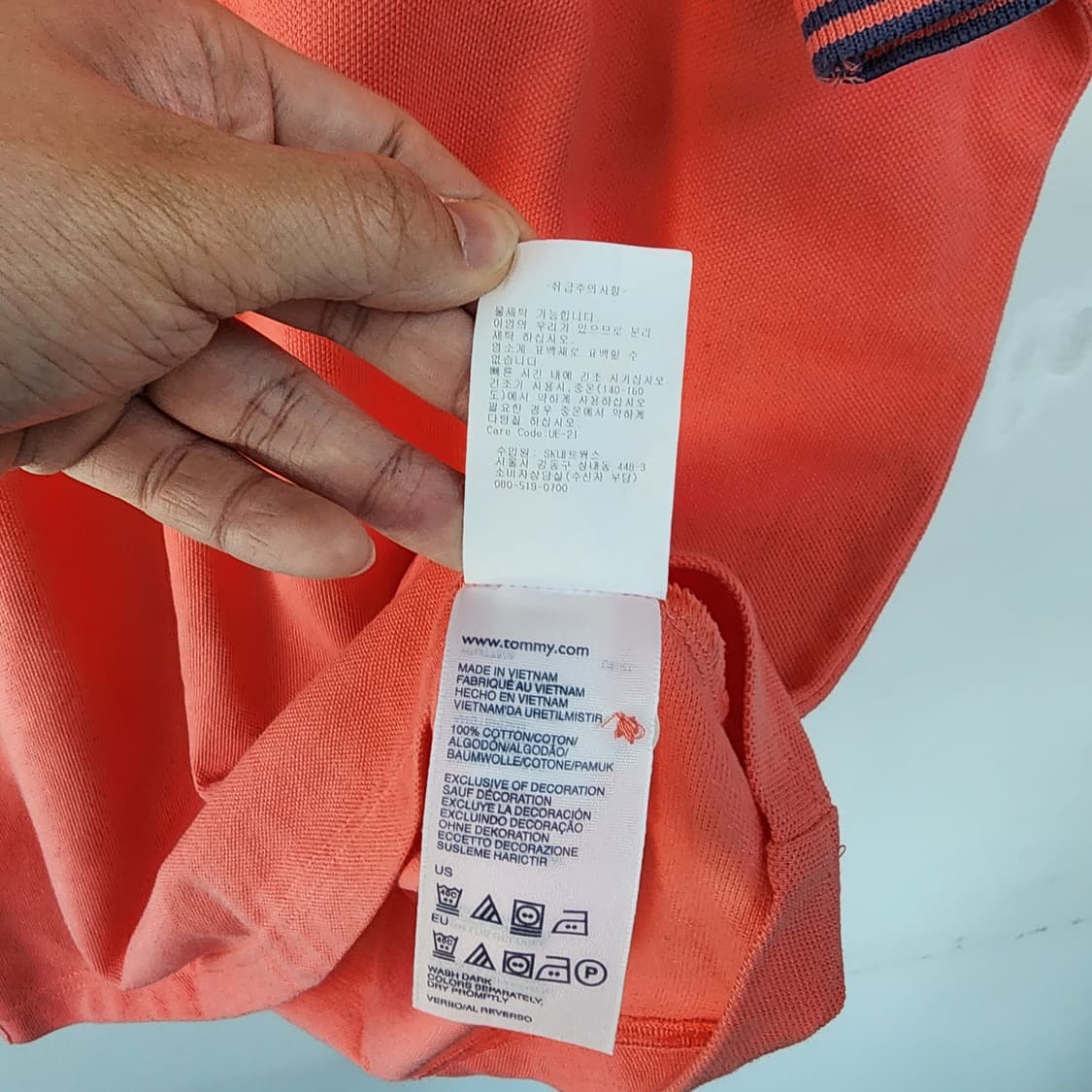 타미힐피거 피케 반팔 티셔츠 상품이미지6