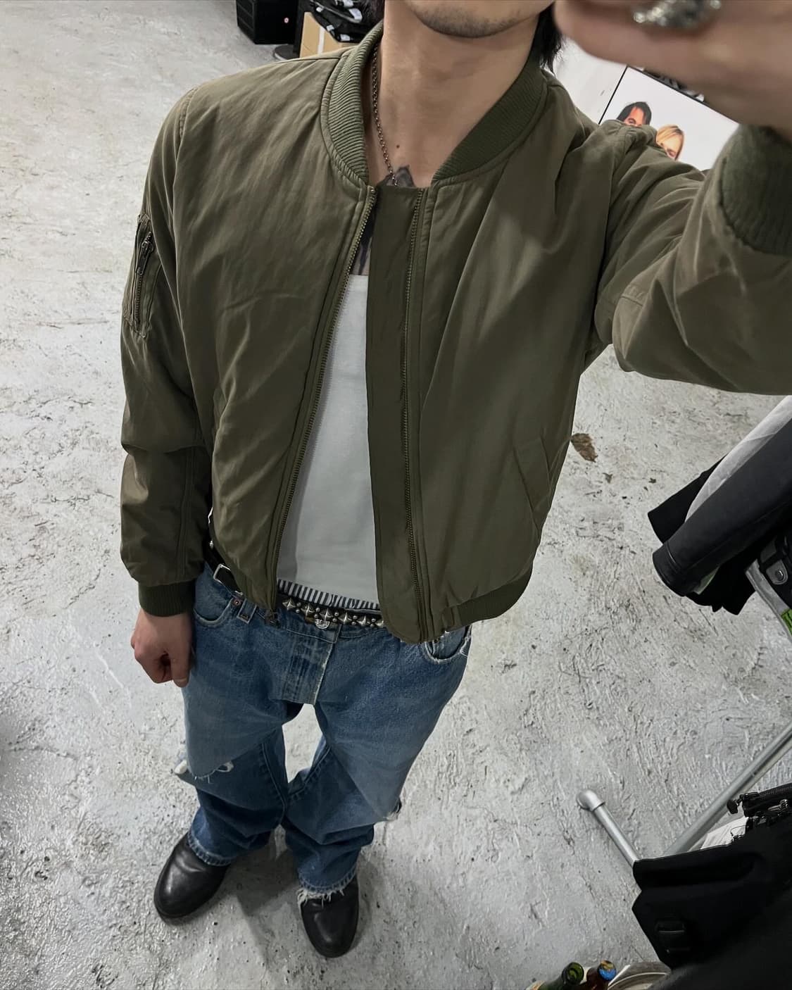 crazy angel ma-1 bomber jacket 상품이미지1