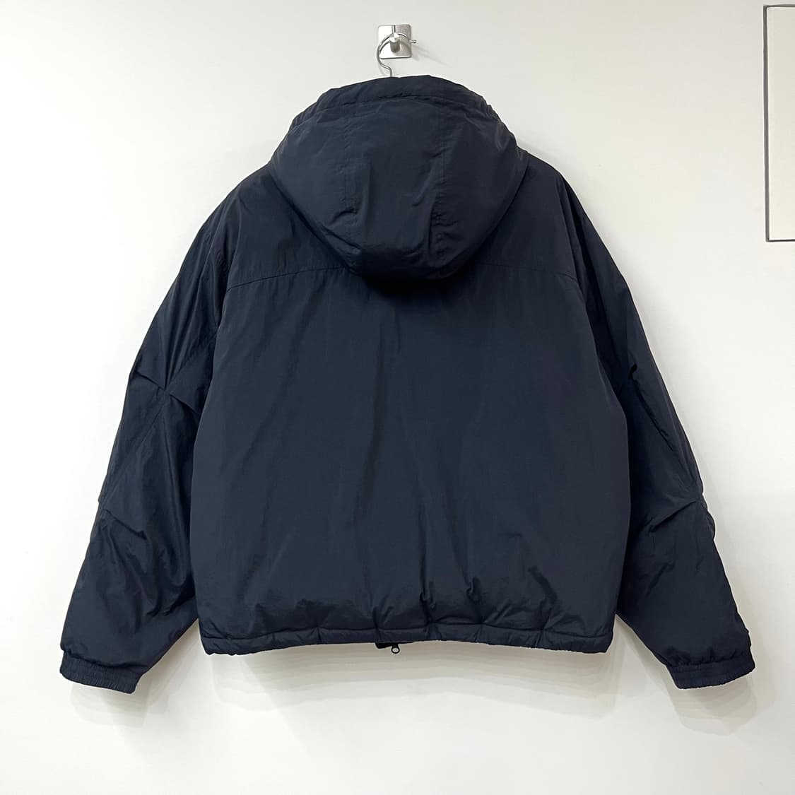 코드그라피 떡볶이 더플 블랙 후드 패딩 상품이미지3