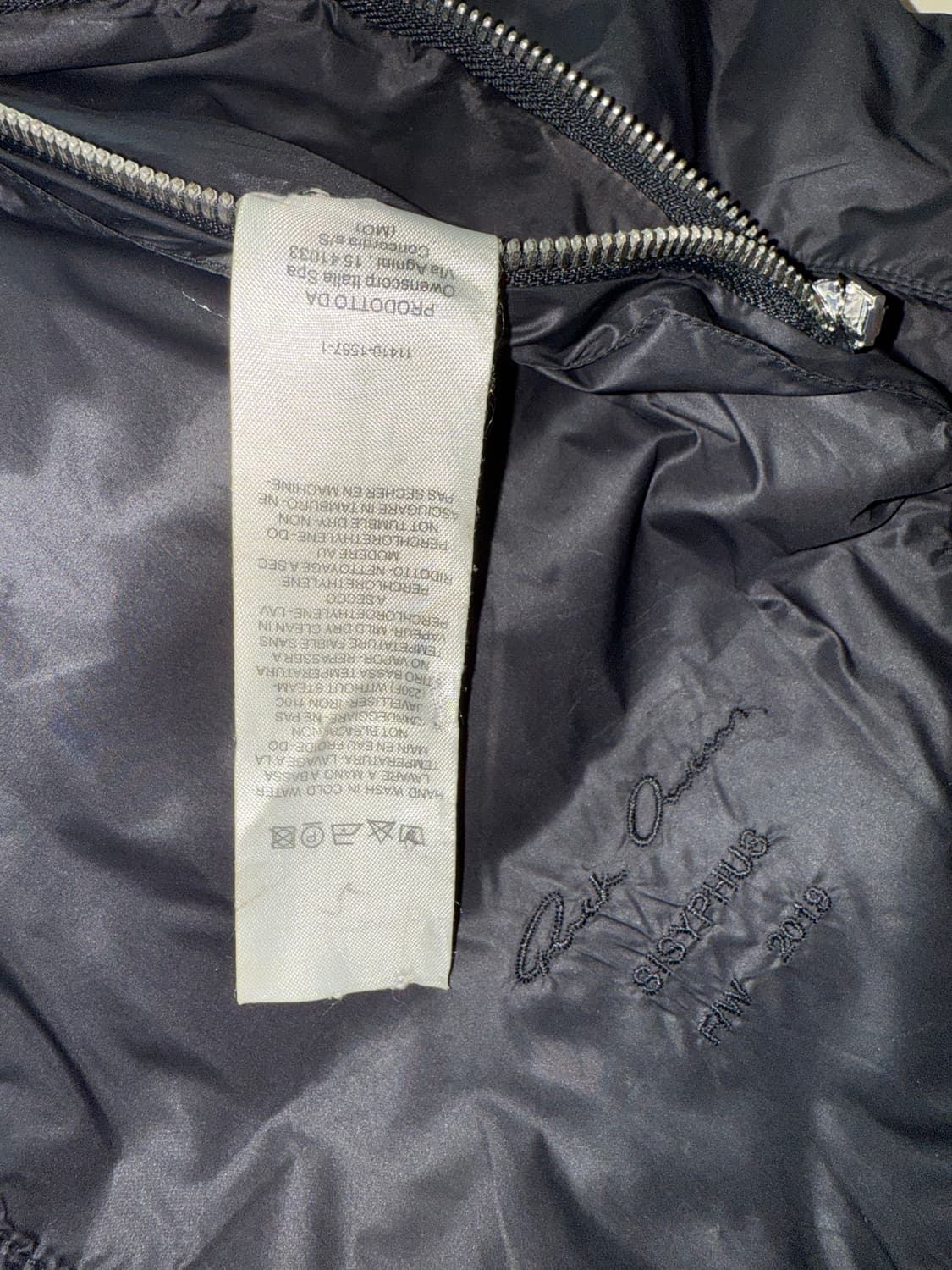 Rick owens 19 F/W레더포켓 다운패딩 50 상품이미지6