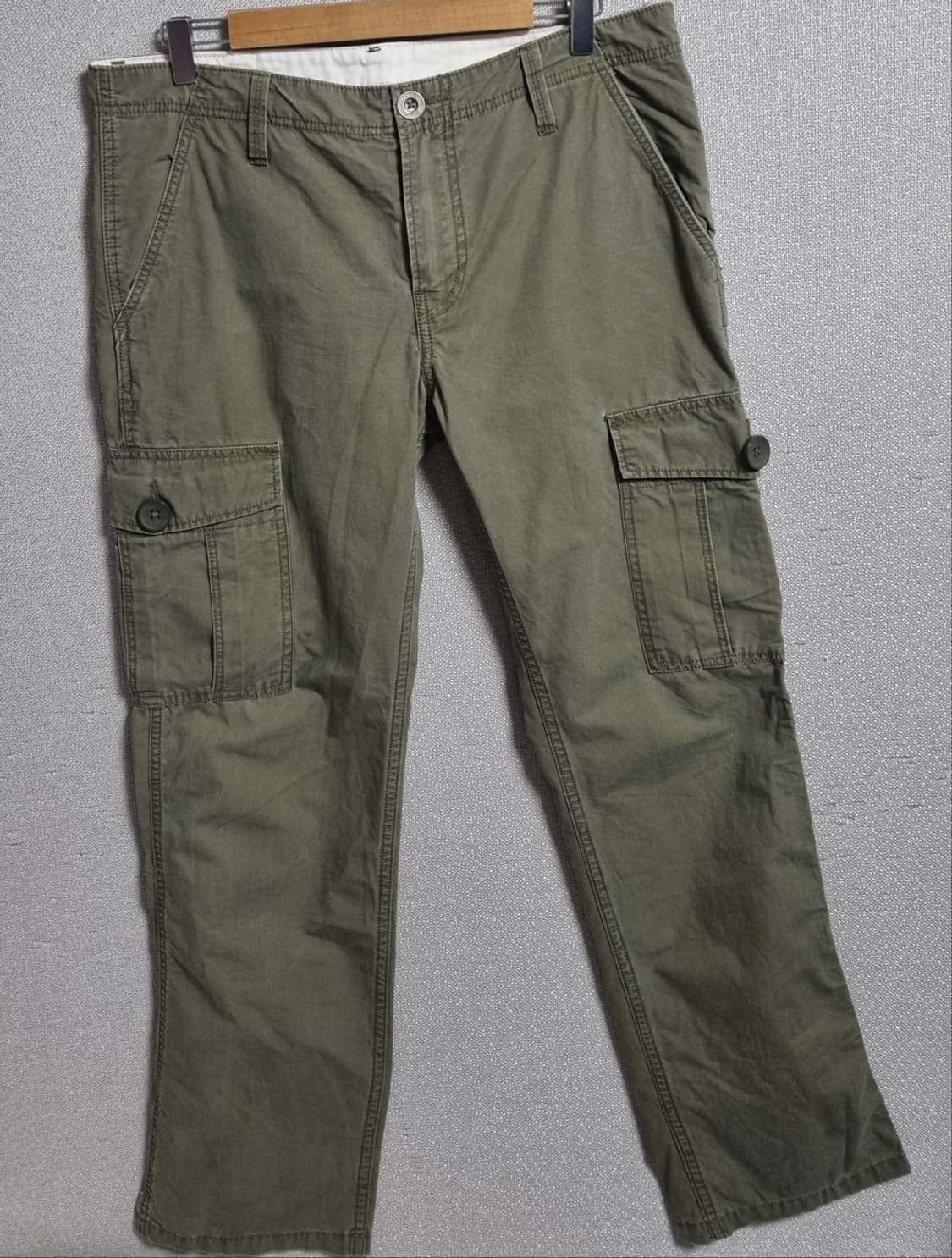 34 ) 리바이스 502 카키 카고팬츠 상품이미지1