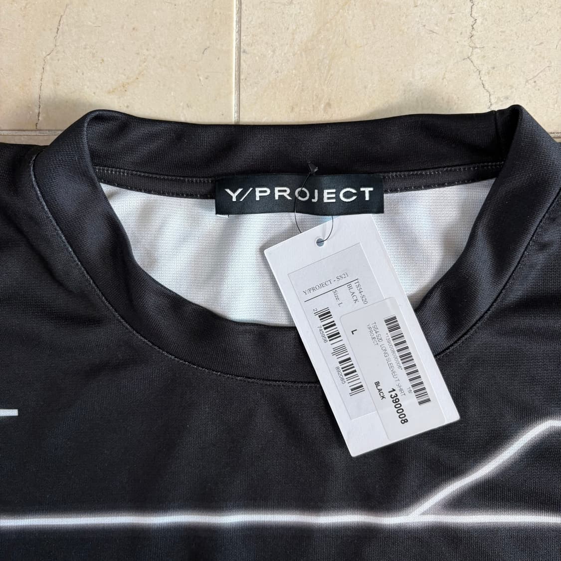 Y/Project draped moto print long sleeve 상품이미지5