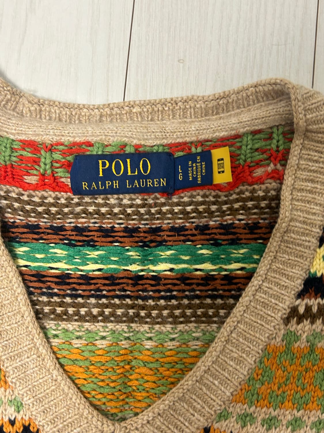 폴로 랄프 로렌 페어아일 베스트 상품이미지3