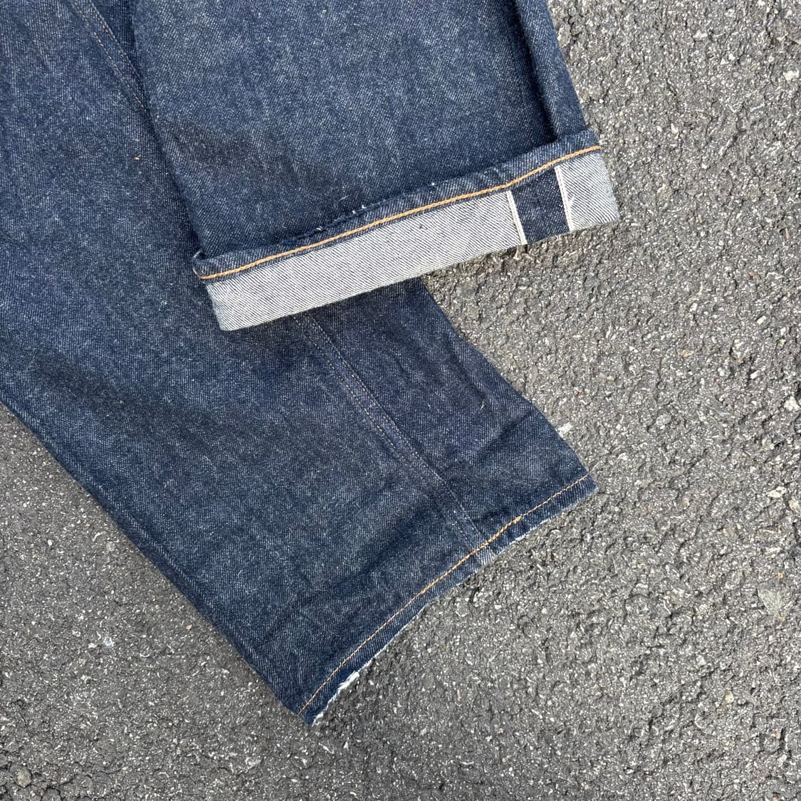 일본 언노운 셀비지 데님 팬츠 상품이미지8