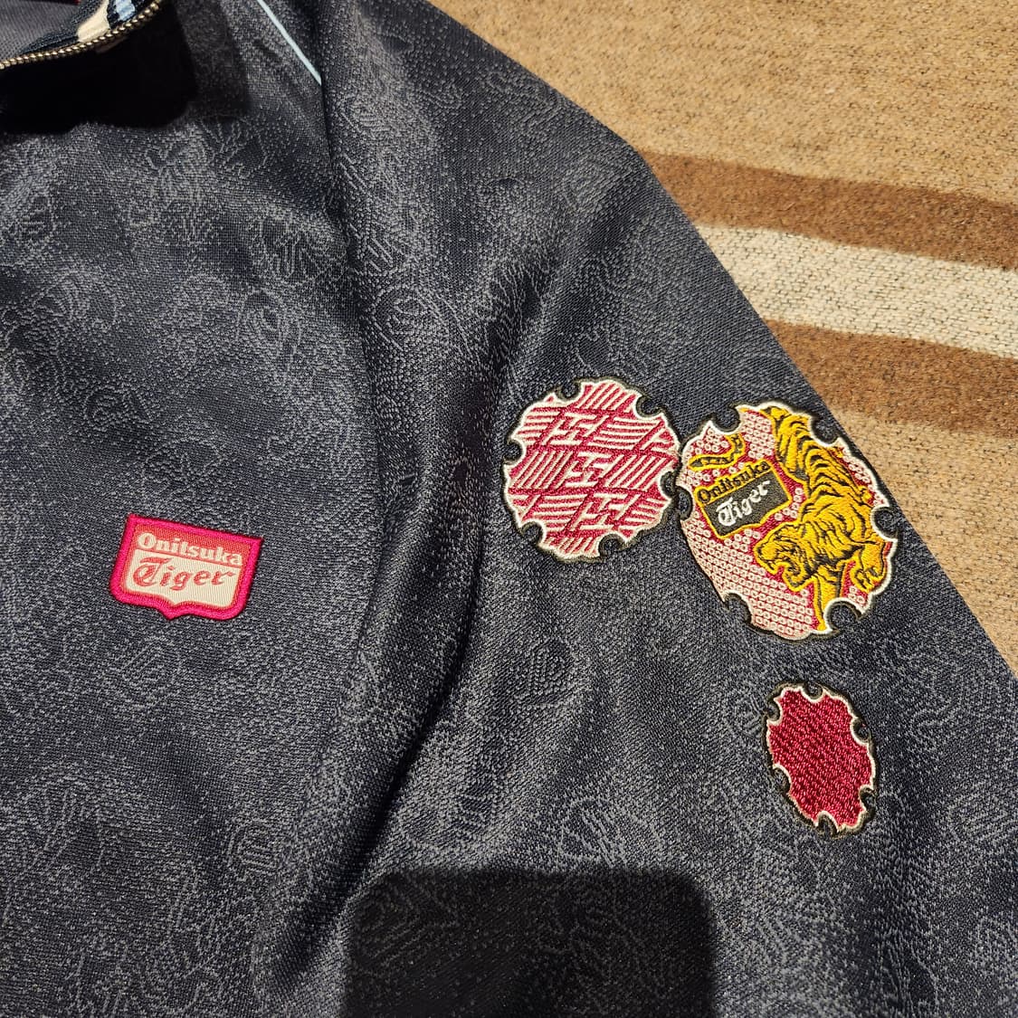 오니츠카타이거 재팬 페이즐리 트랙탑 져지 L 상품이미지2