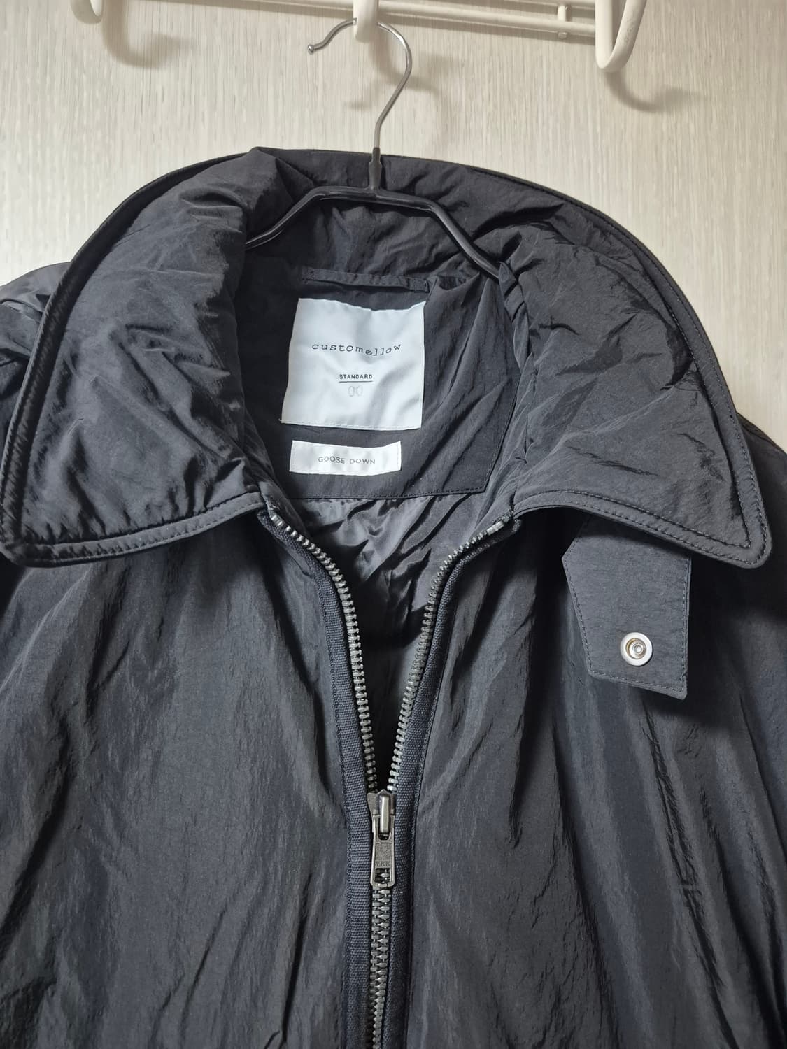 (24년) 커스텀멜로우 숏다운  구스 봄버 자켓 점퍼 95 상품이미지5