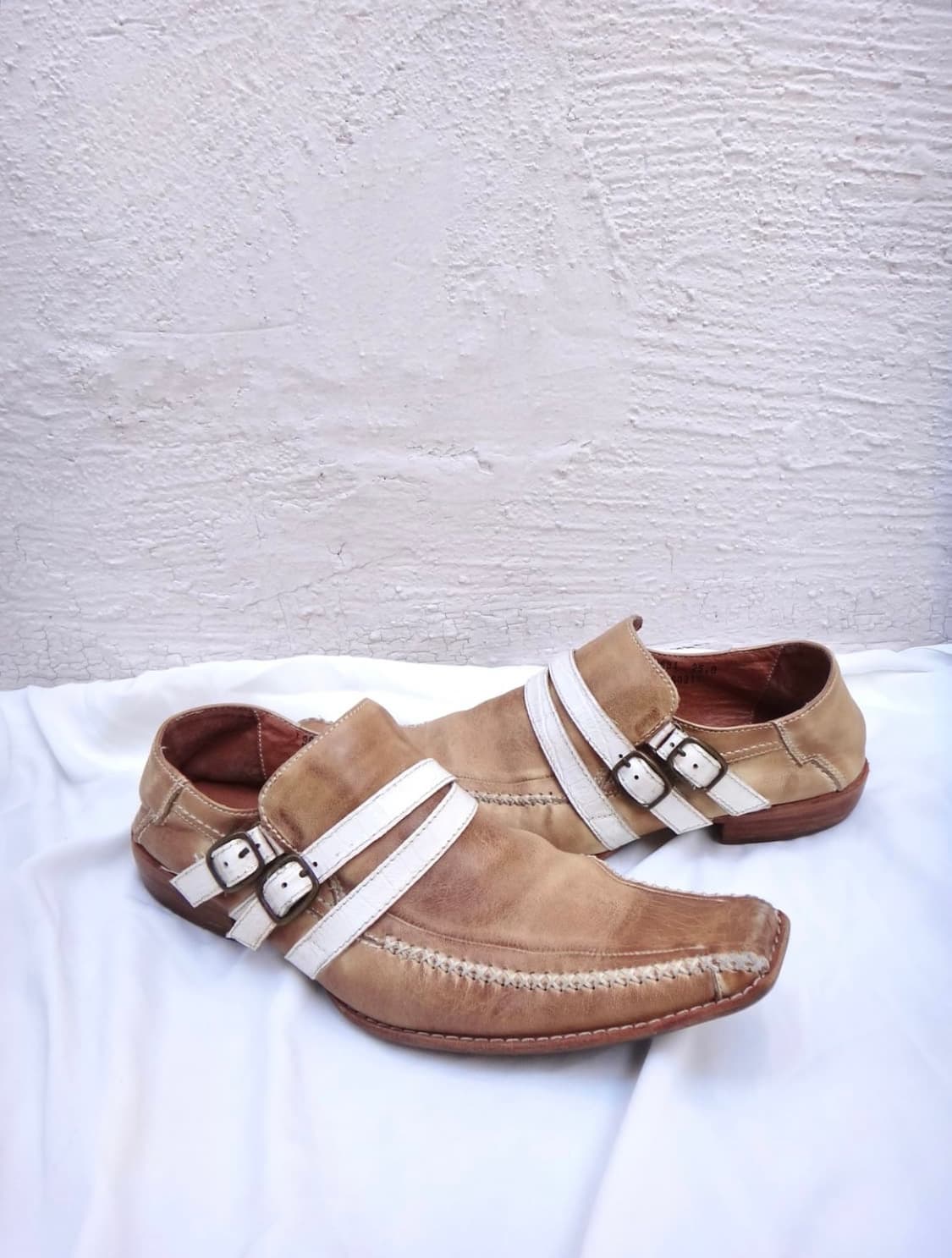 WHOOP DE DOO strap leather shoes / beige 상품이미지1