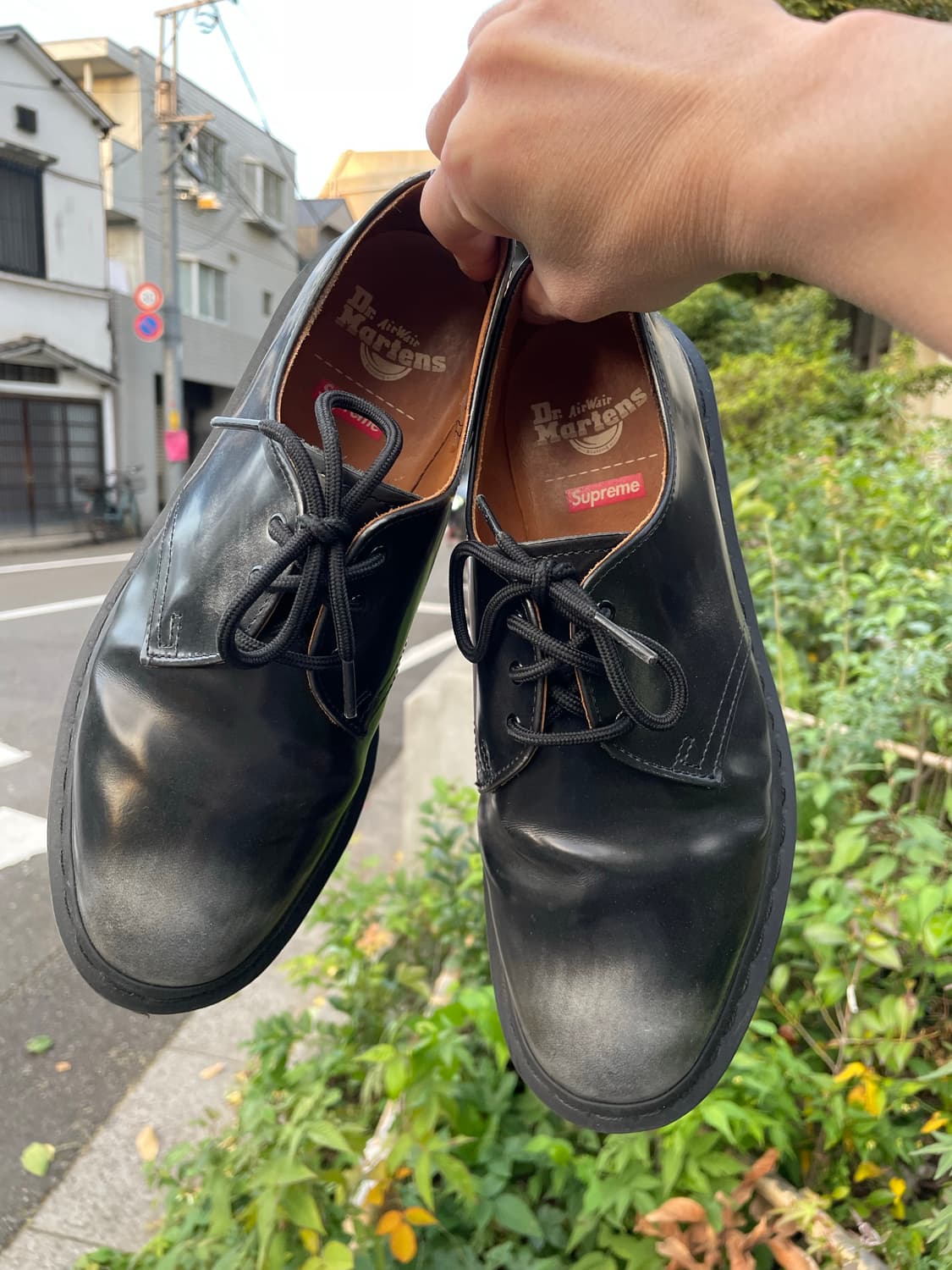 슈프림 x 닥터마틴 1461 황금 사이즈 상품이미지2