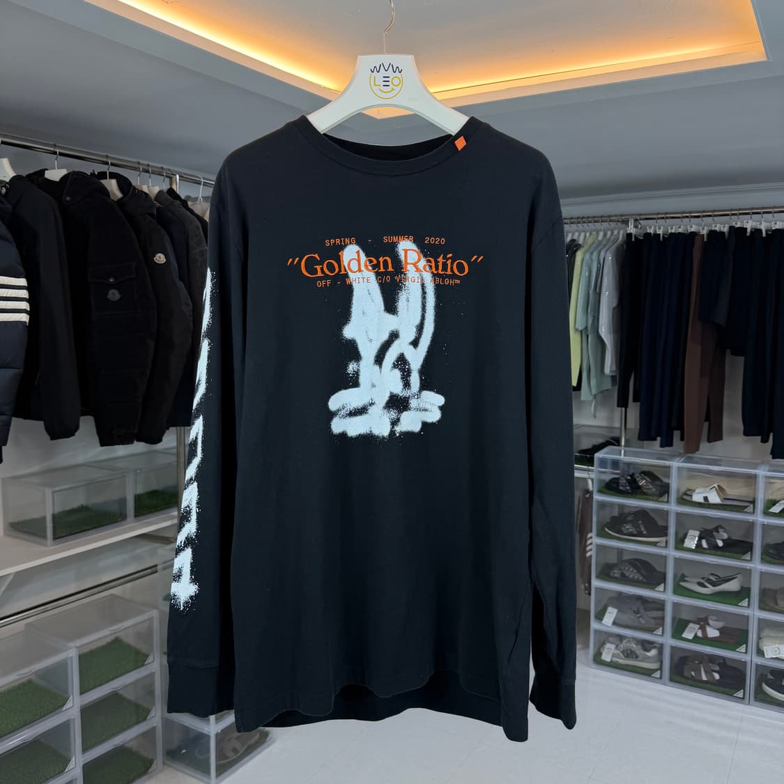 [리오브] 오프화이트 골든라티오 애로우 롱슬리브 상품이미지2
