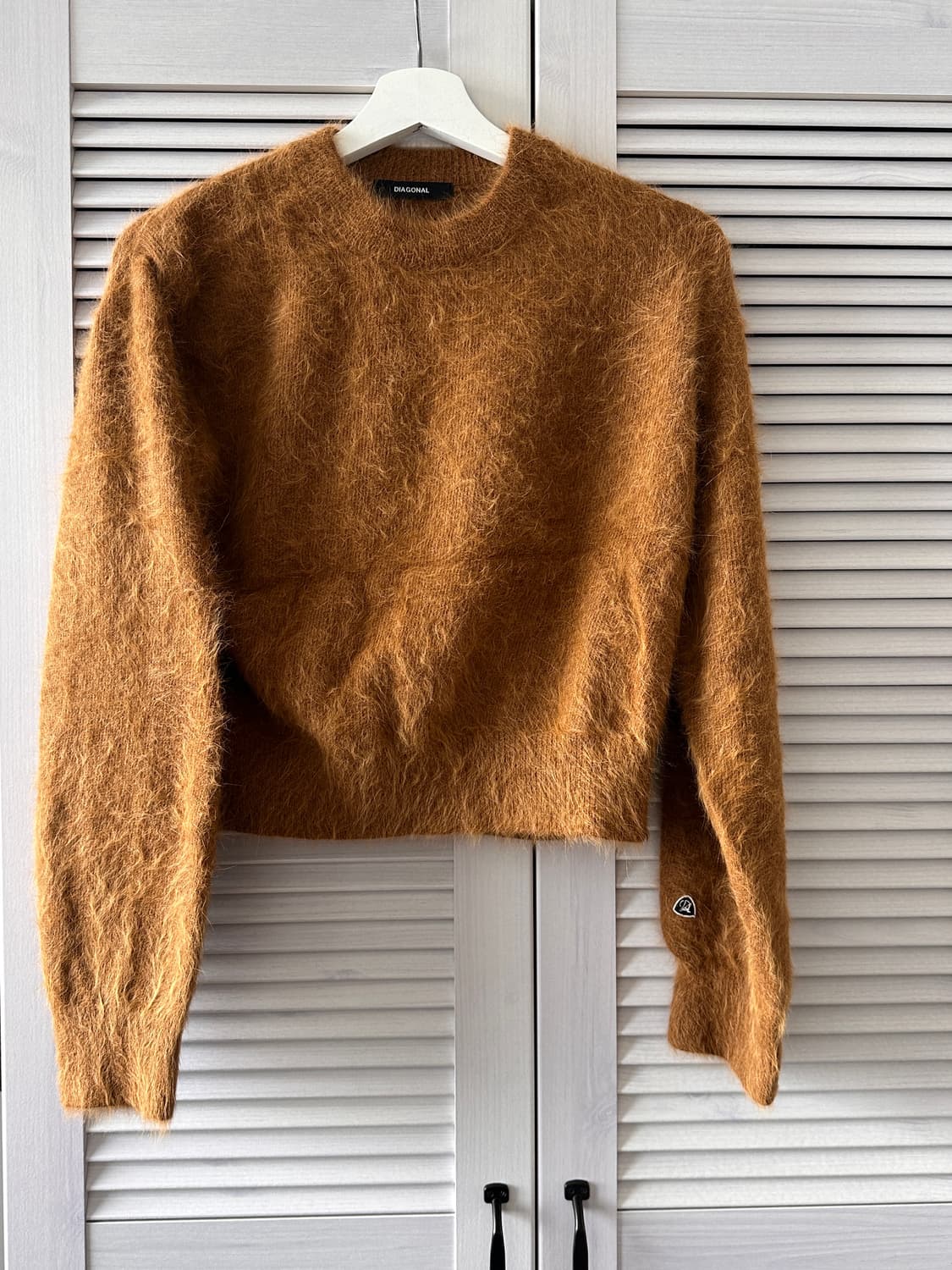 다이애그널 브러쉬 모헤어 니트 상품이미지1