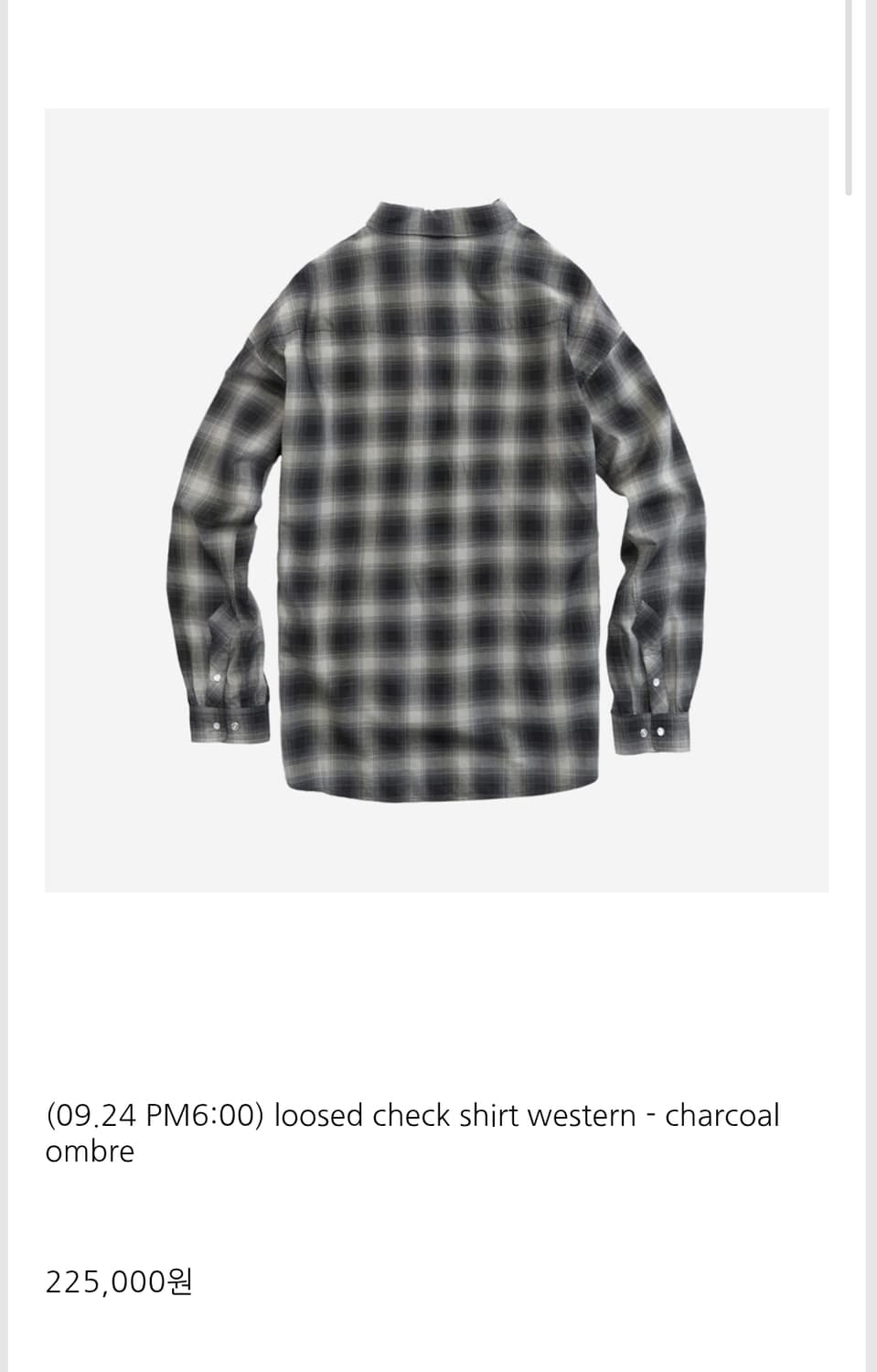 [3]폴리테루 loosed check shirt western 상품이미지7