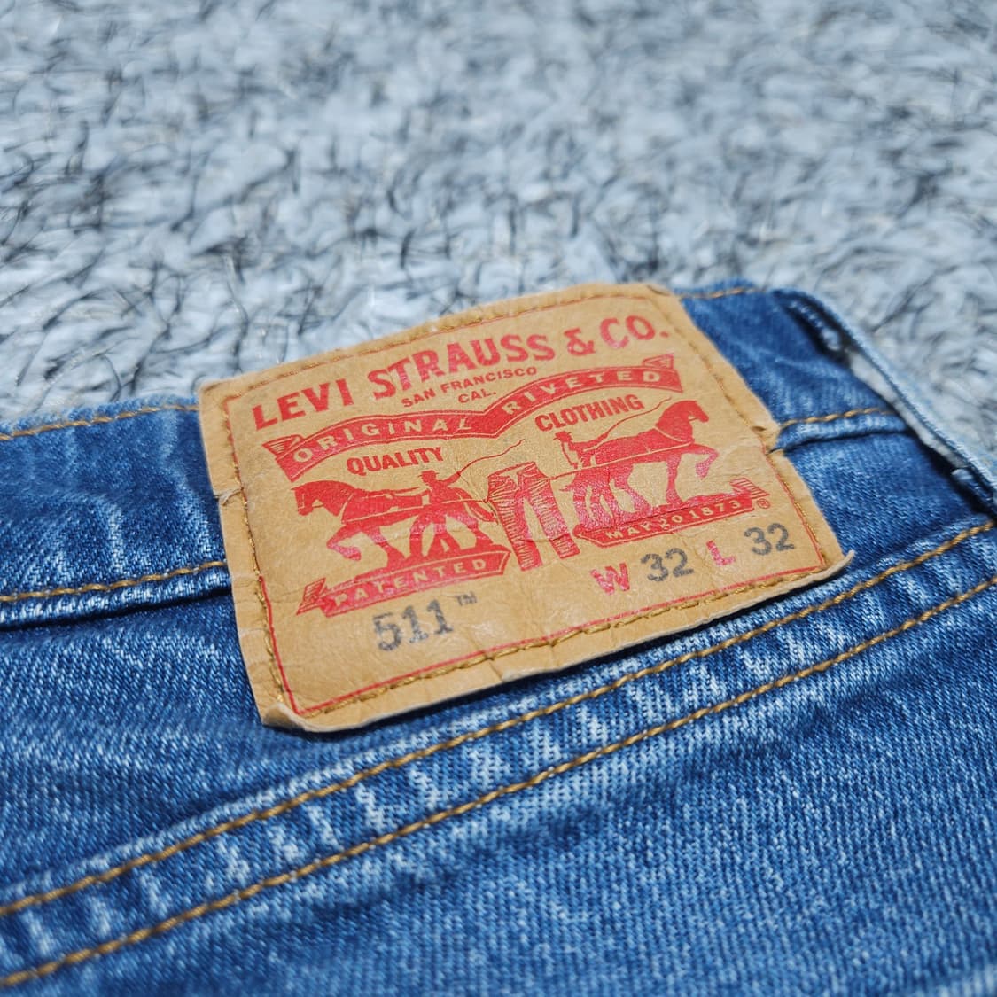 리바이스511) 32/32 남자 슬림핏청바지 / 왕눈이샵 상품이미지7