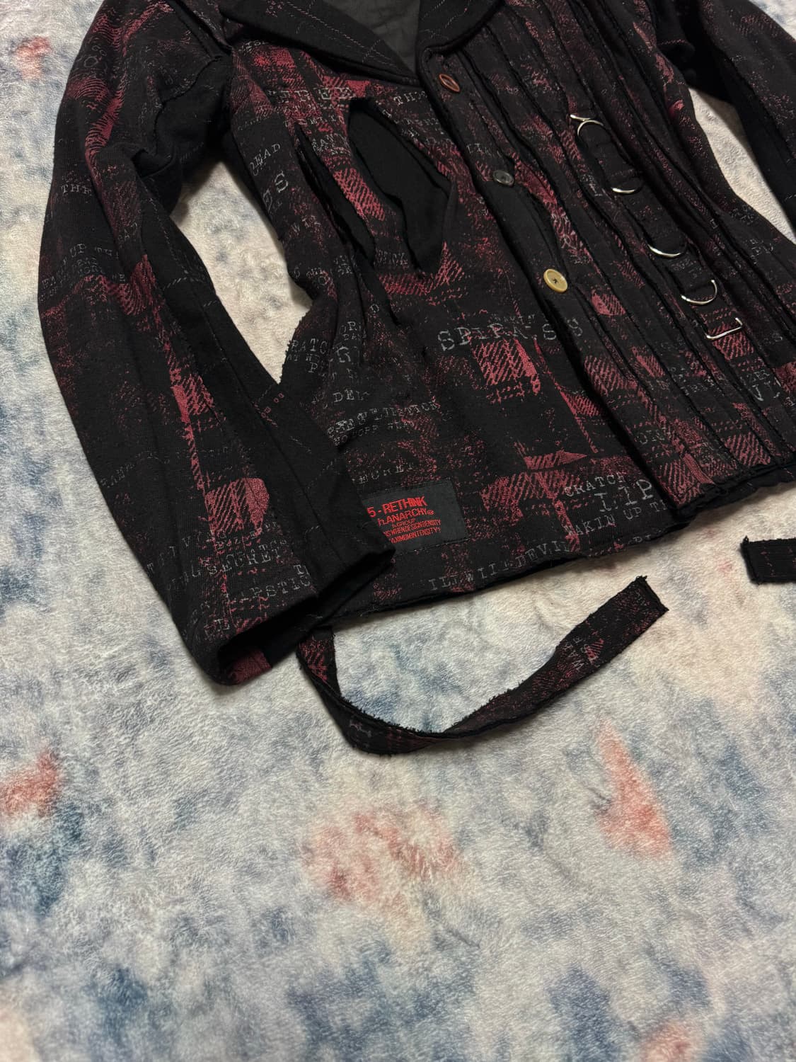 H.anarchy 00s archive distressed punk ja 상품이미지5