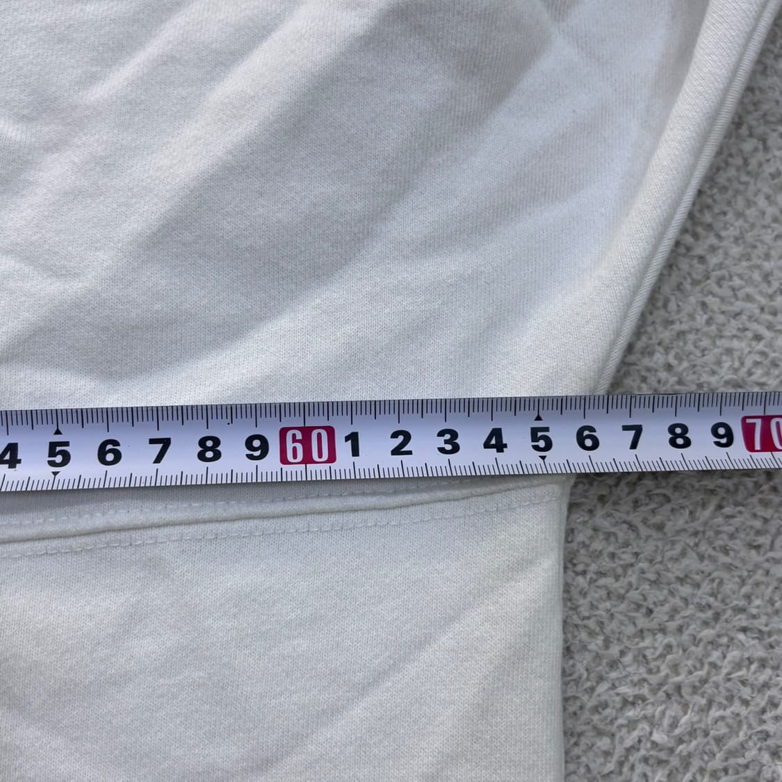 실측확인 빈티지 남성 화이트 긴팔 티셔츠 0519Y 상품이미지6