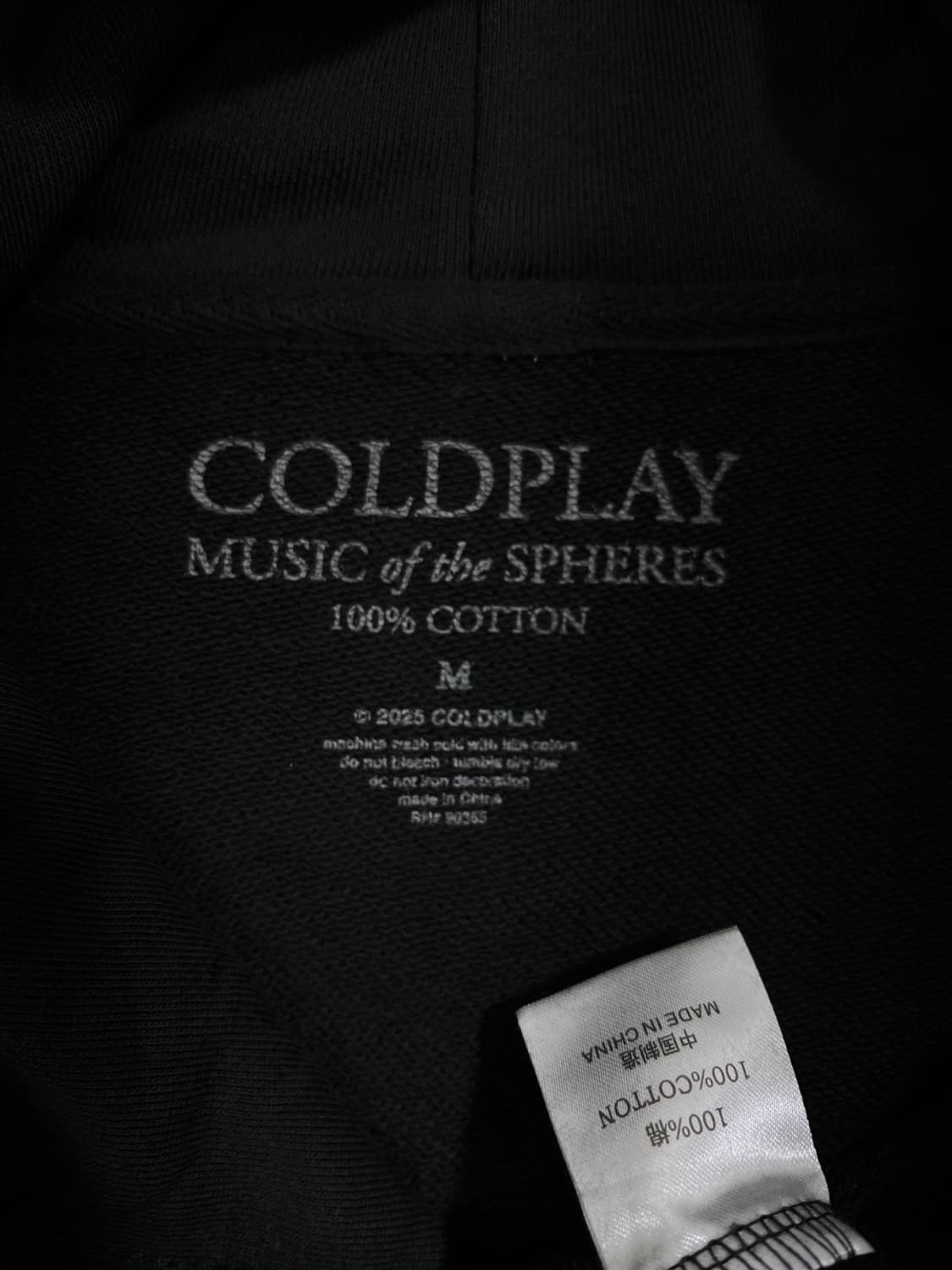 콜드플레이 콘서트 후드 티셔츠/#2587 상품이미지4