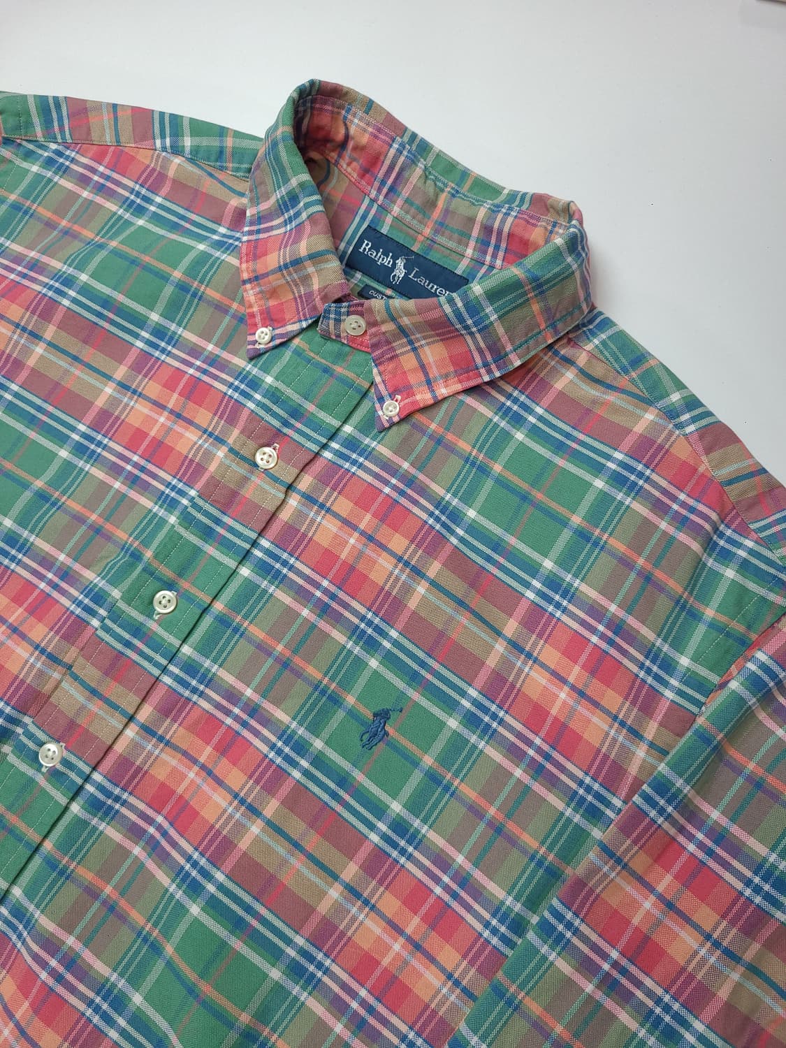 무료배송)105~110 폴로 체크셔츠 귀여운 패턴 상품이미지1