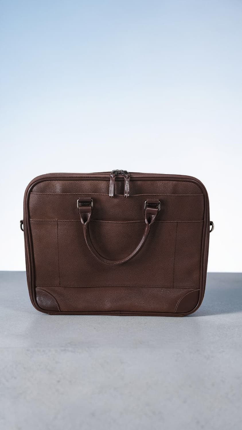 BRICS 브라운 가죽 서류 가방 상품이미지2