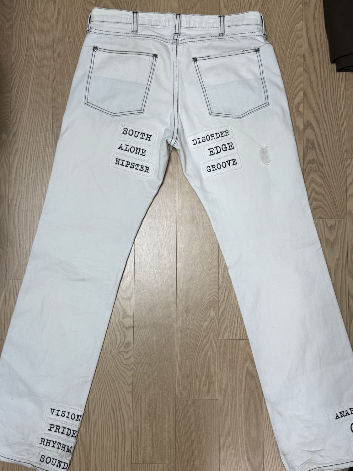 넘버나인 패치 진 화이트 상품이미지2