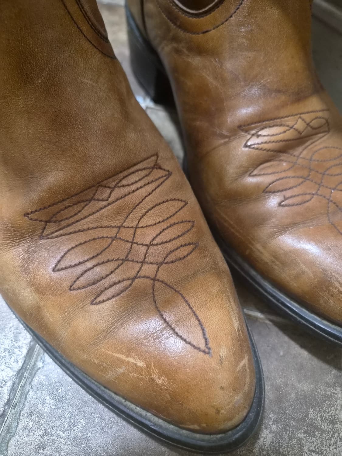 70s 리바이스 오렌지탭 웨스턴 부츠 상품이미지5