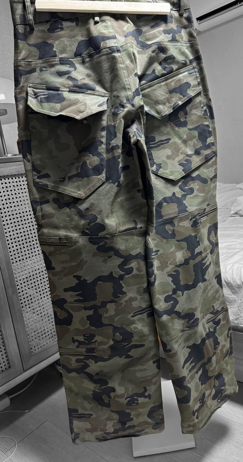yiyae 레이버 지퍼 팬츠 카모 M사이즈 상품이미지9