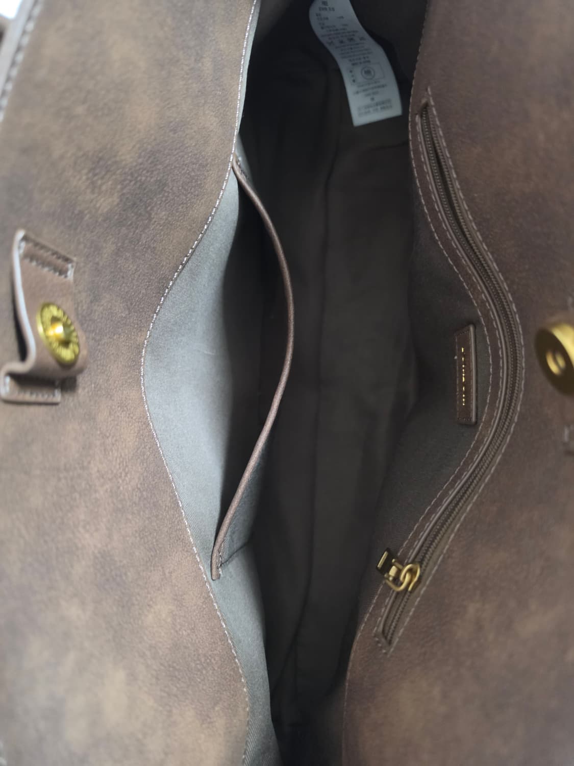 로라로라 buckle tote bag brown 상품이미지5