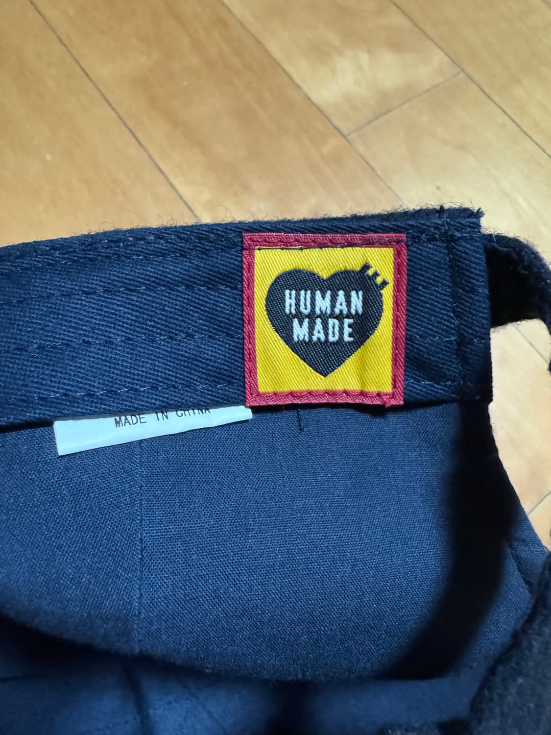 휴먼메이드 6 패널 울 캡 네이비 상품이미지2