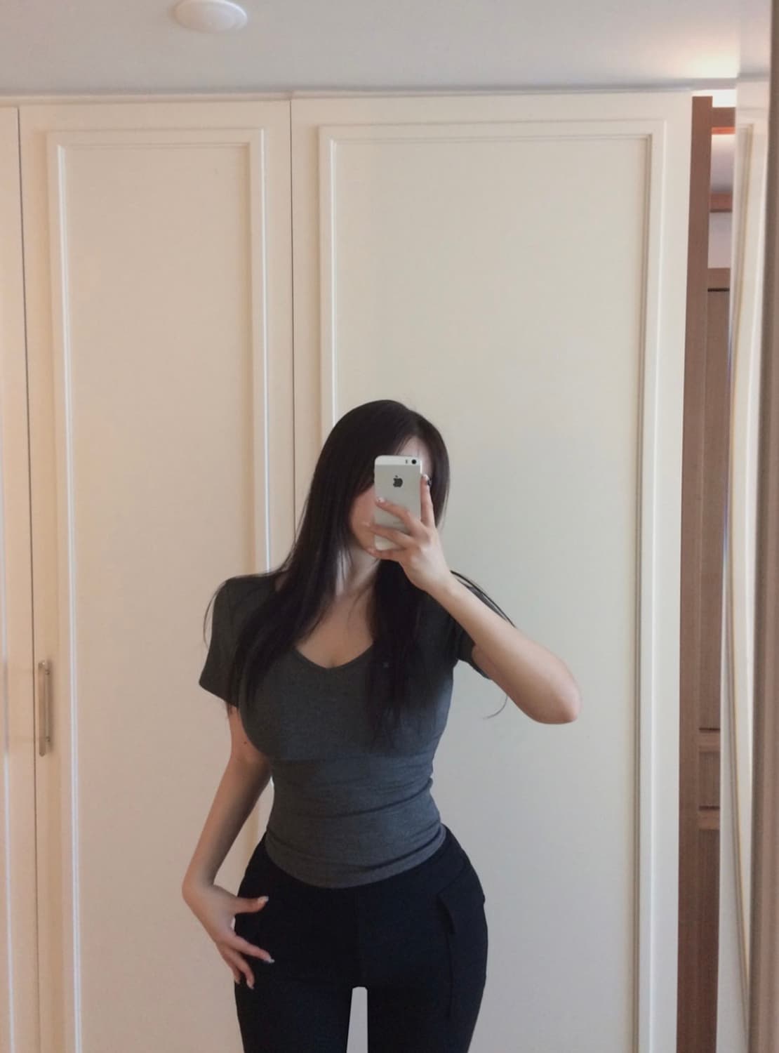 히프나틱 에이픽 밴딩 슬릿 카고 부츠컷팬츠 상품이미지3