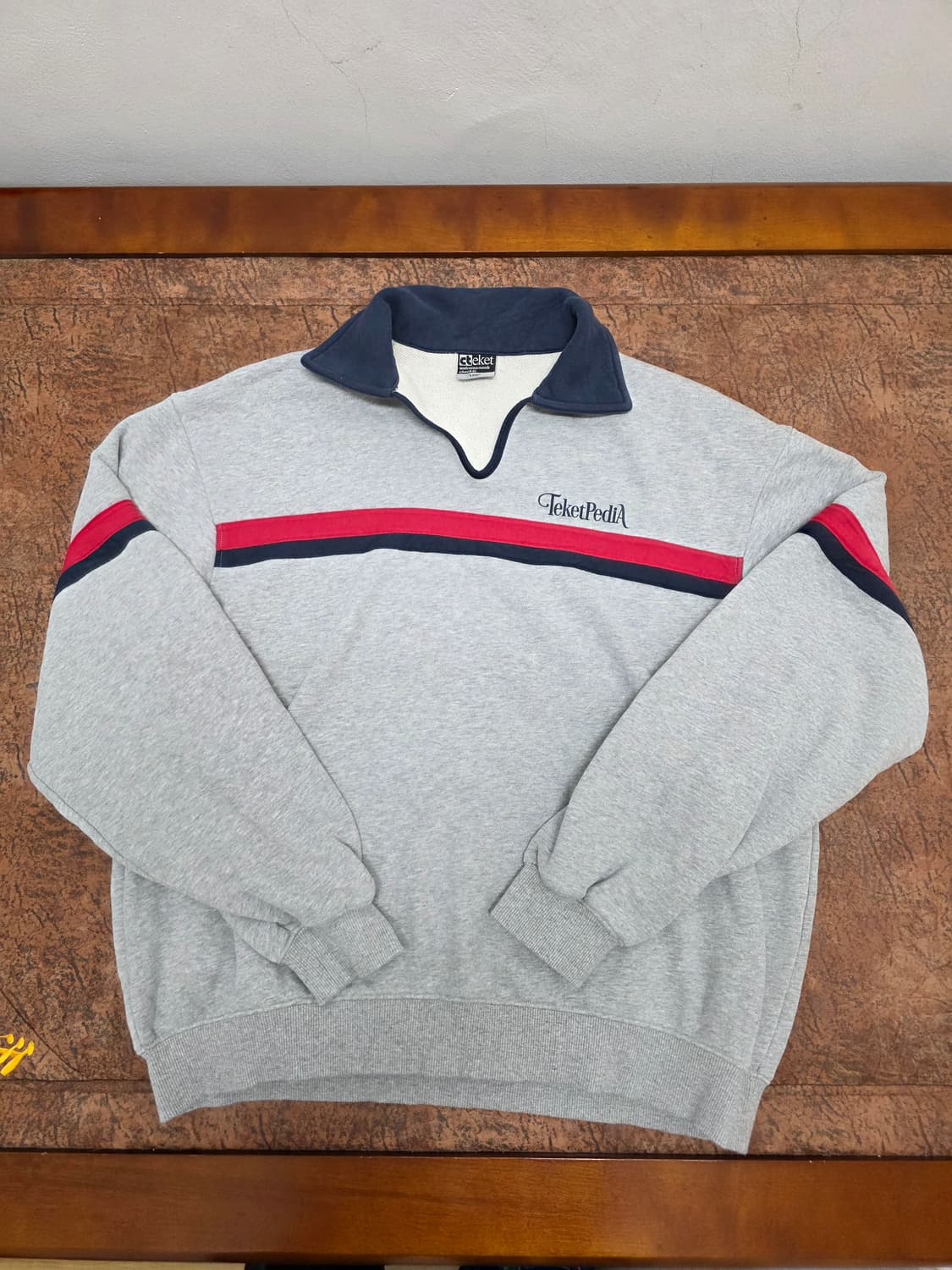 테켓 카라 맨투맨 L 상품이미지1