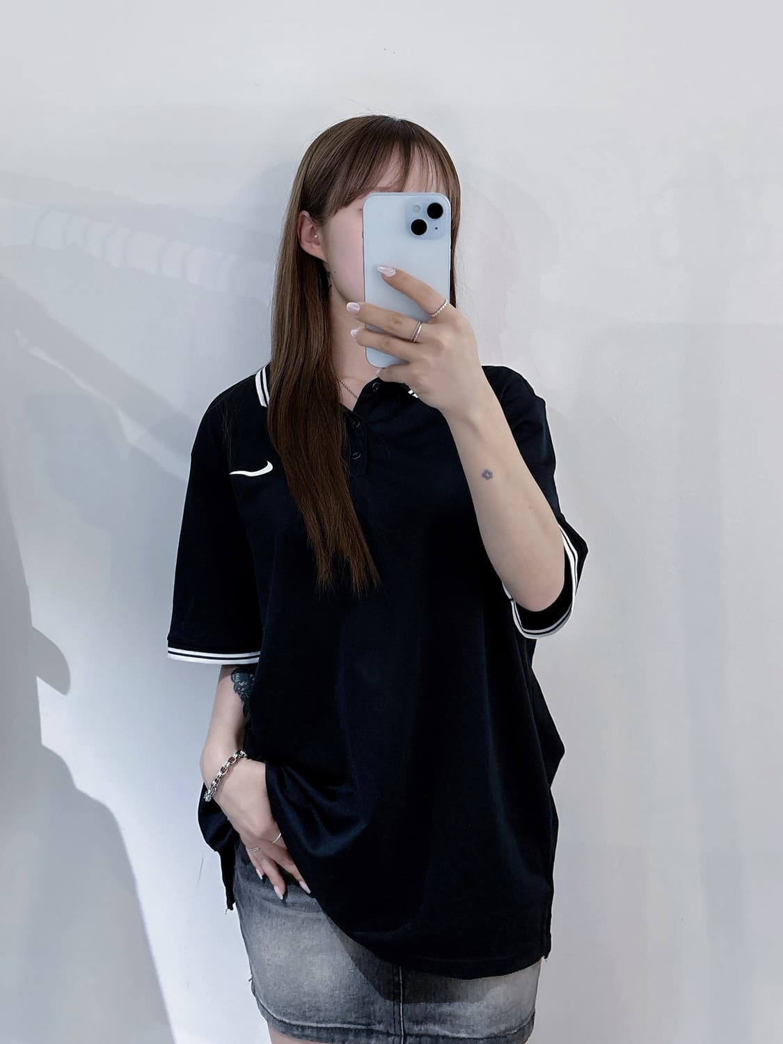 나이키 스우시 반팔 카라티 상품이미지2