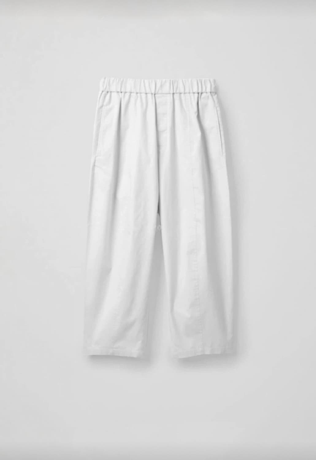 코스 COS 와이드 밴딩 팬츠 (화이트) 상품이미지1