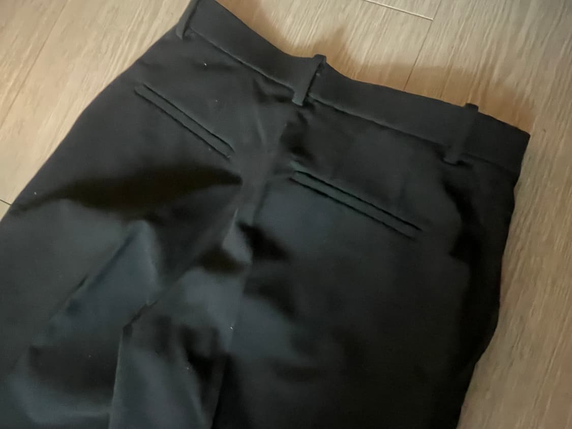 유니클로 검정 슬랙스 바지  상품이미지4