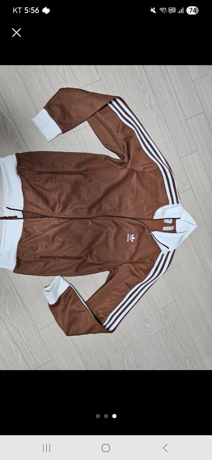 아디다스브라운 트랙자켓 m 상품이미지3